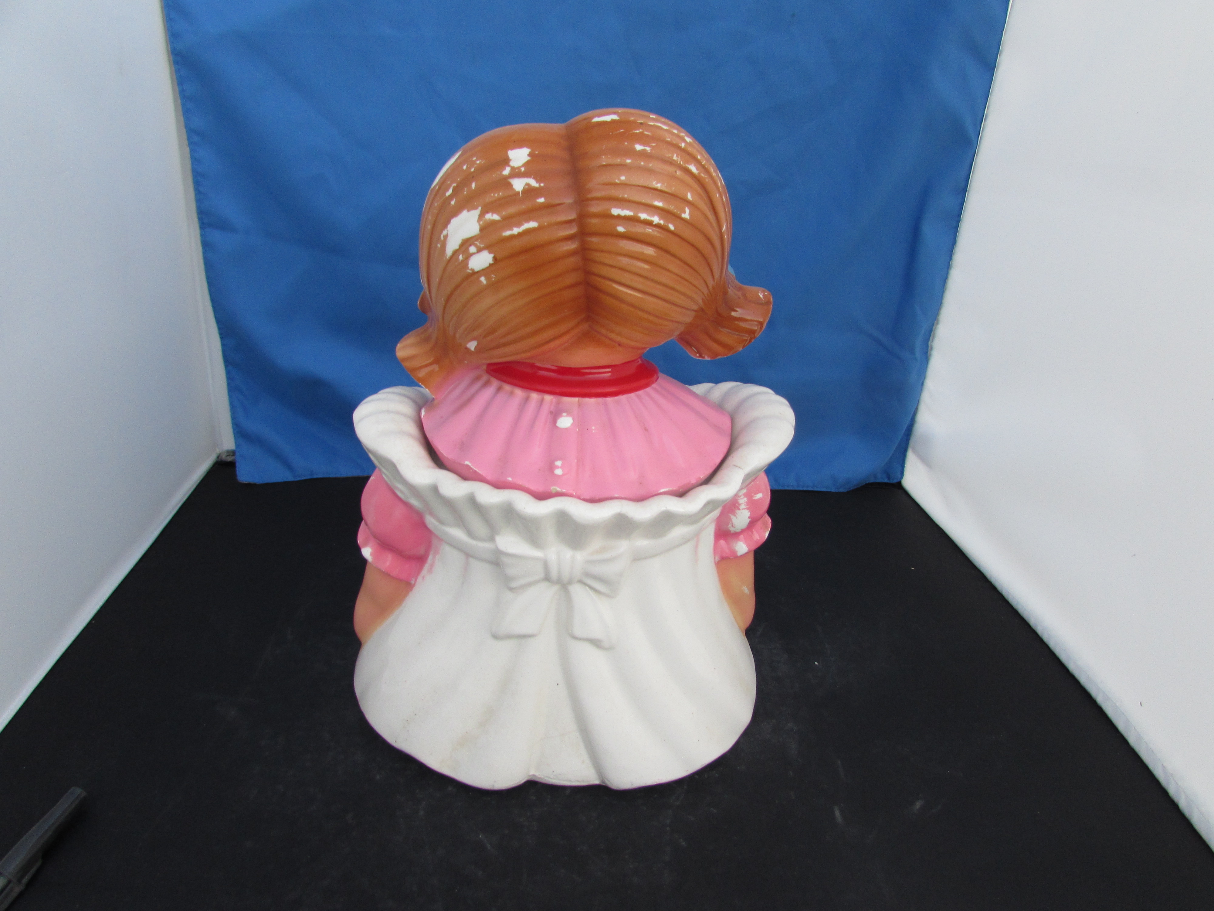 Pretty Ann Metlox Cookie Jar some call her Raggedy Ann