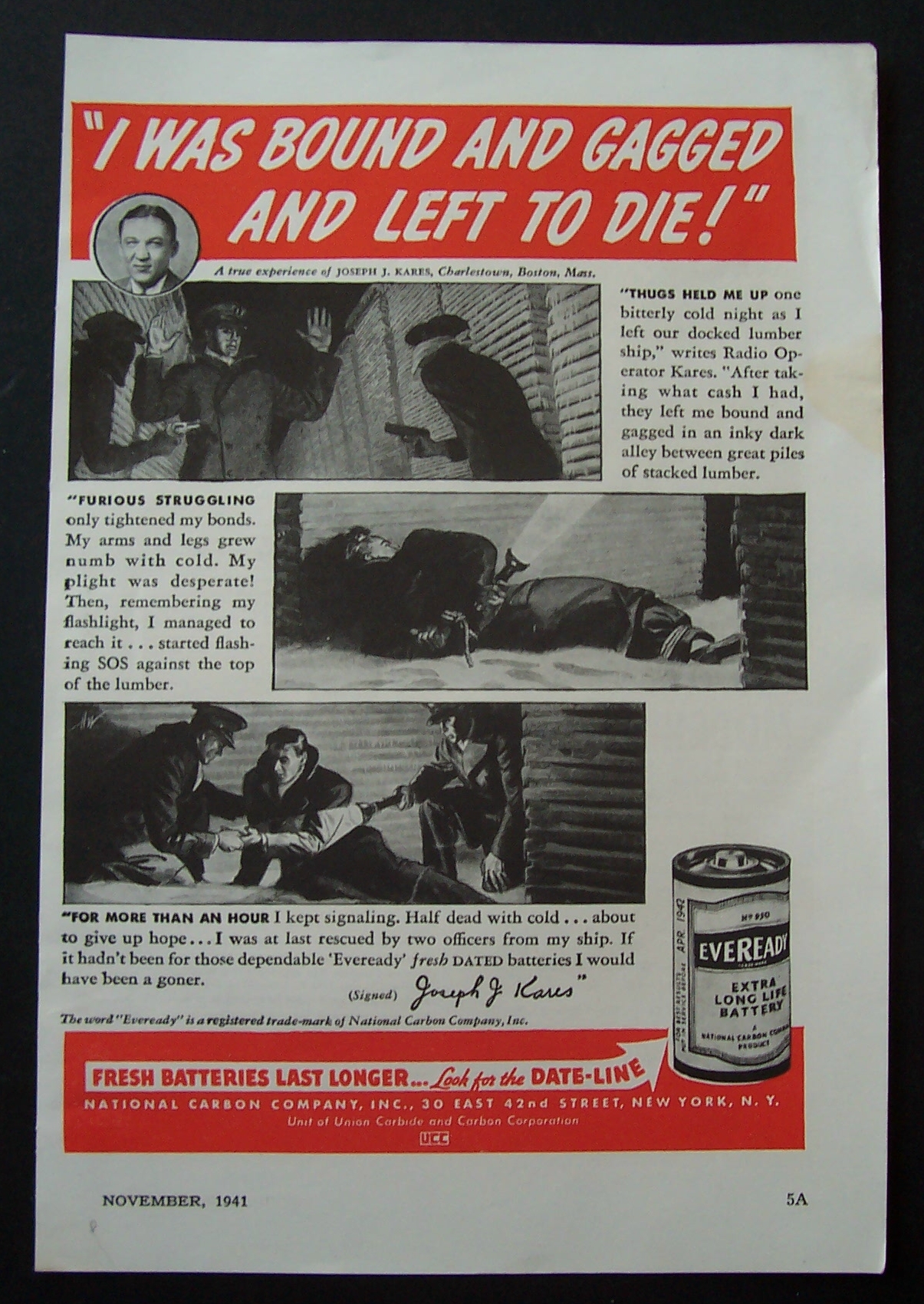 1941 Eveready Battery