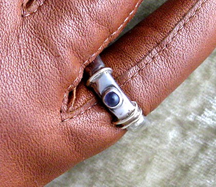 Earrings 14K Gold Sterling Silver Amethyst  AND Ring