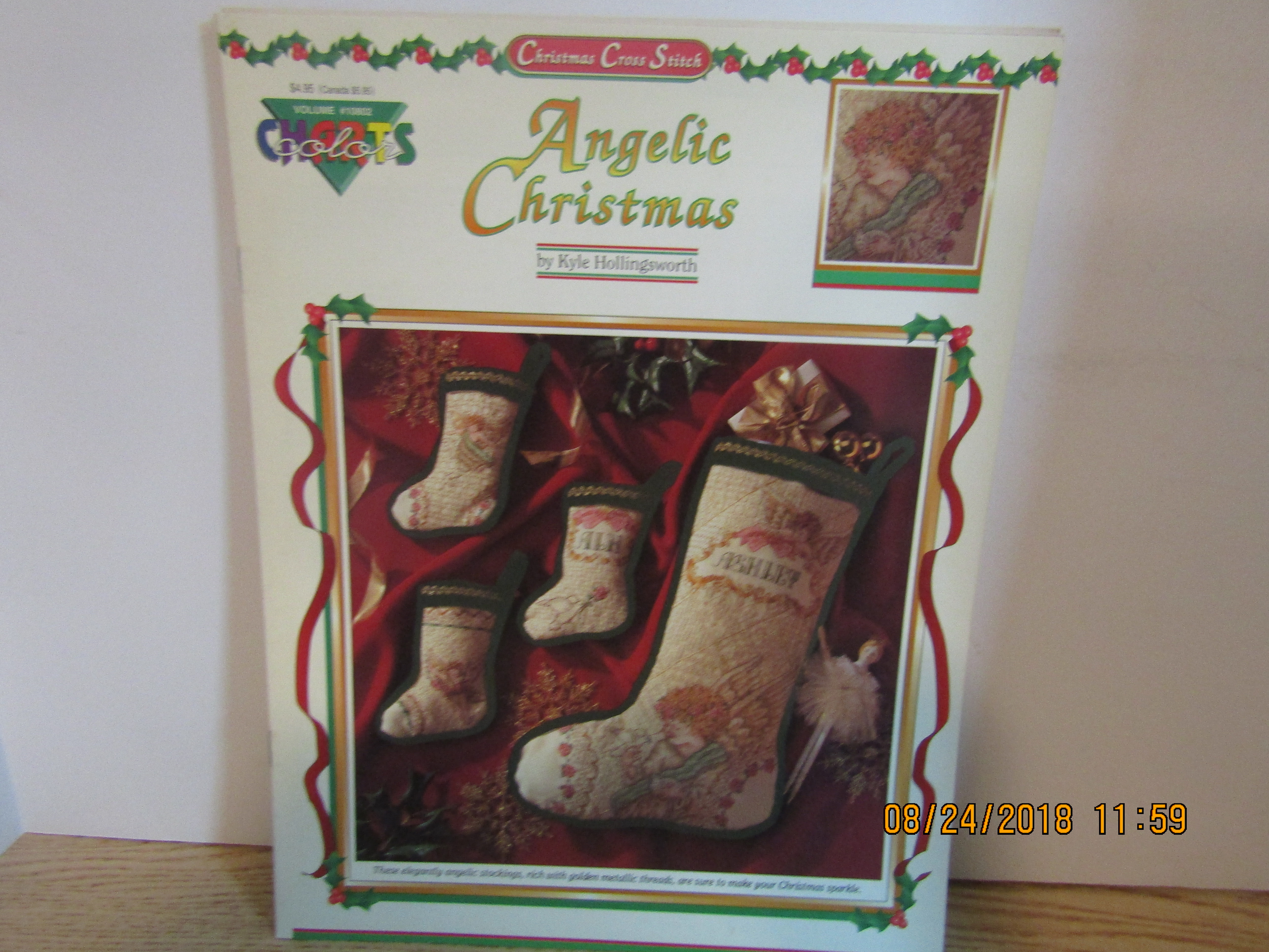 Color Charts Cross Stitch Angelic Christmas  #10802
