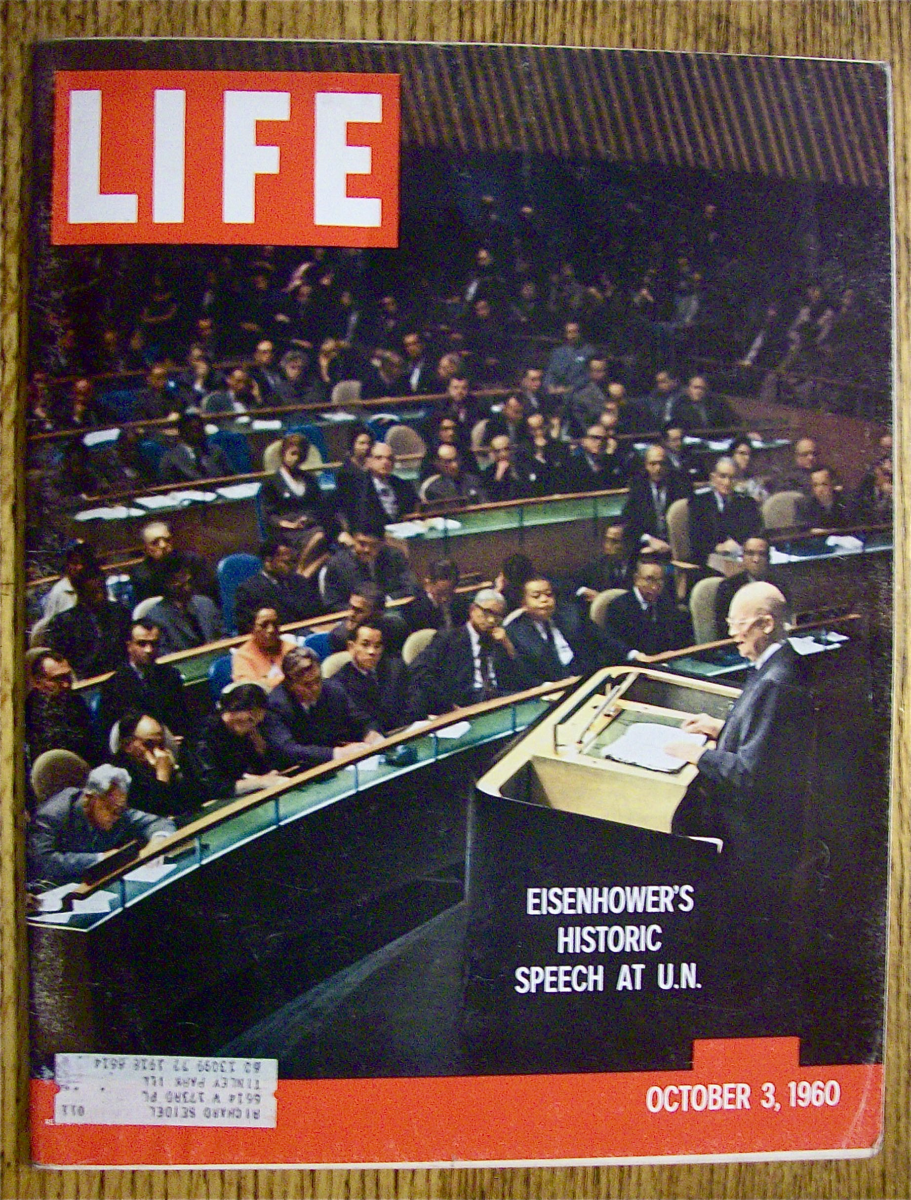 Life Magazine-October 3, 1960-Eisenhower's Speech