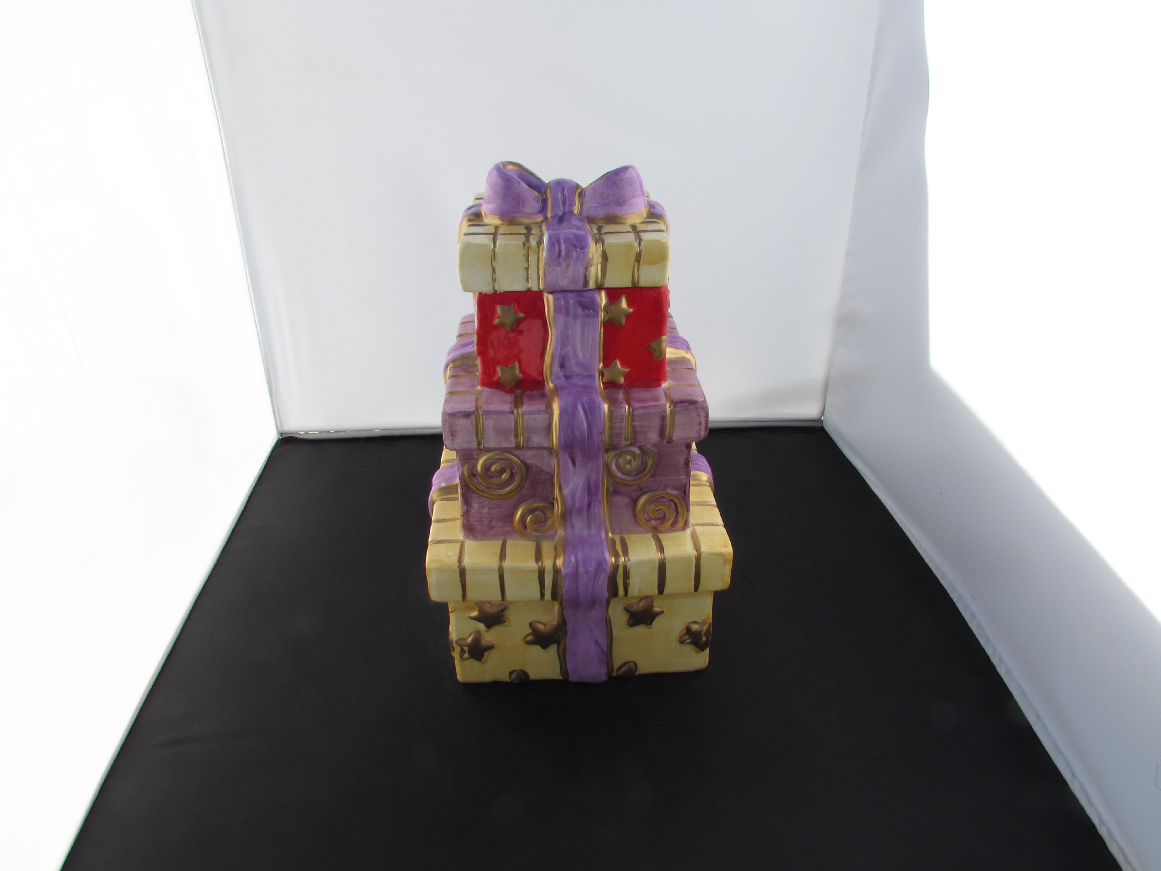 Stack of Christmas Presents Cookie Jar Gift Present