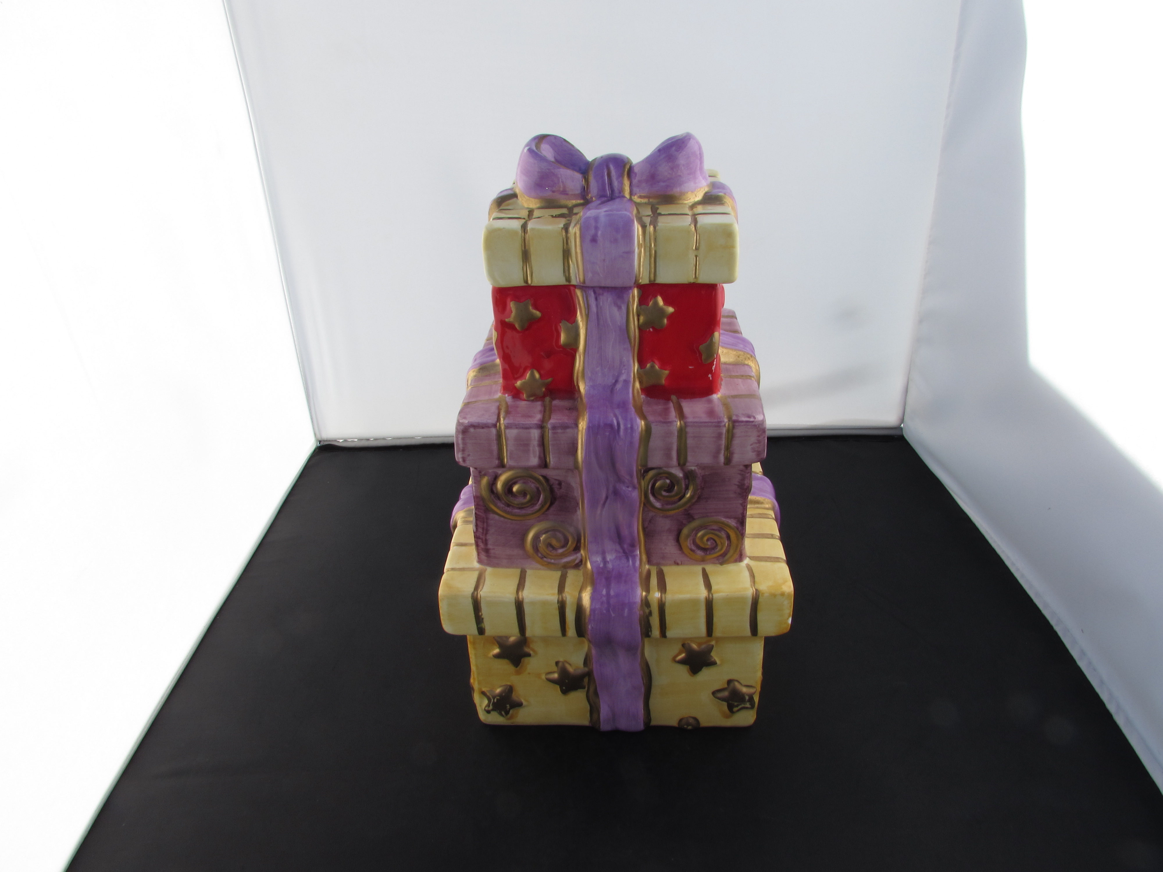 Stack of Christmas Presents Cookie Jar Gift Present