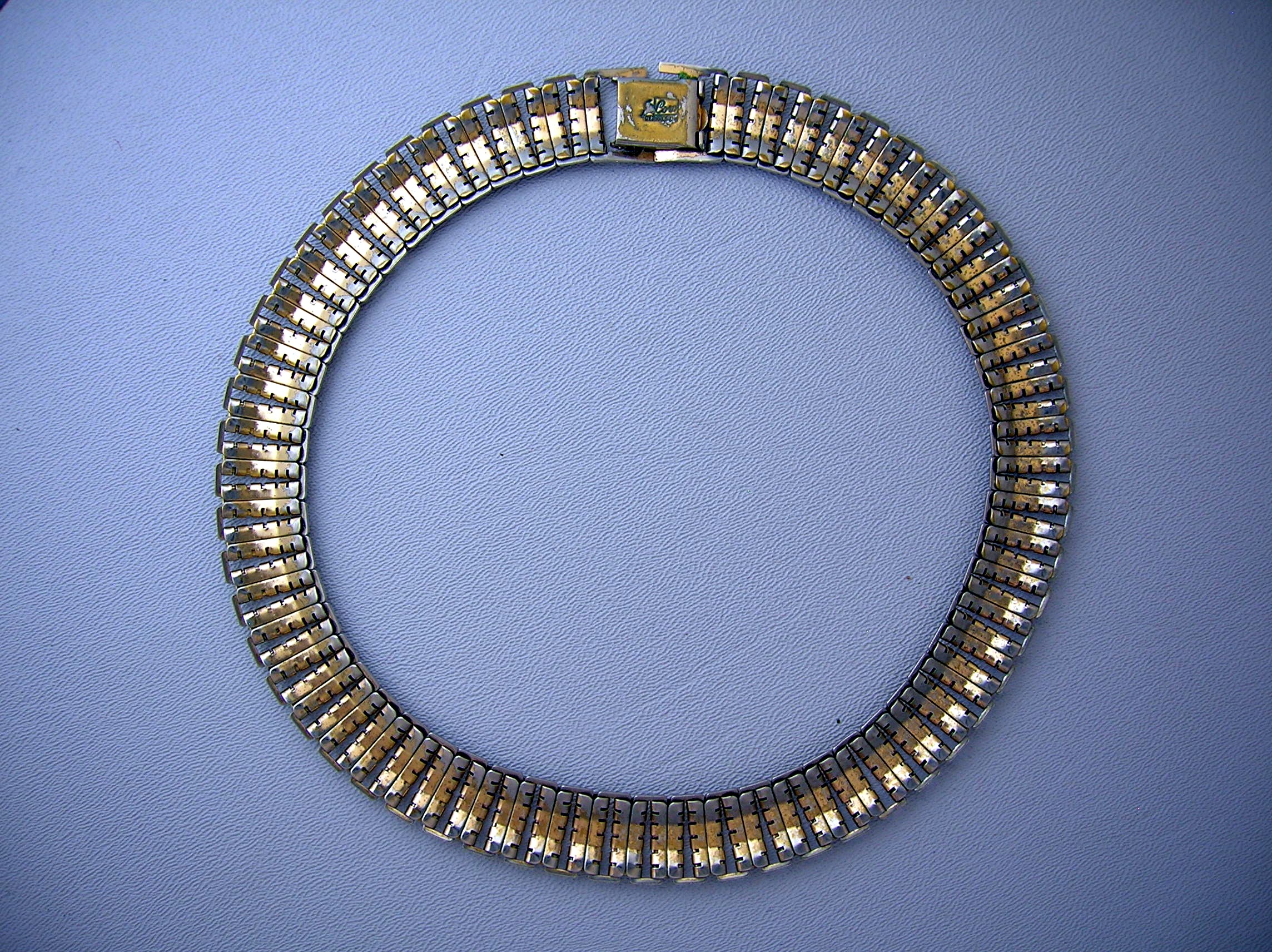 Necklace CORO Design Pat Pending Goldtone