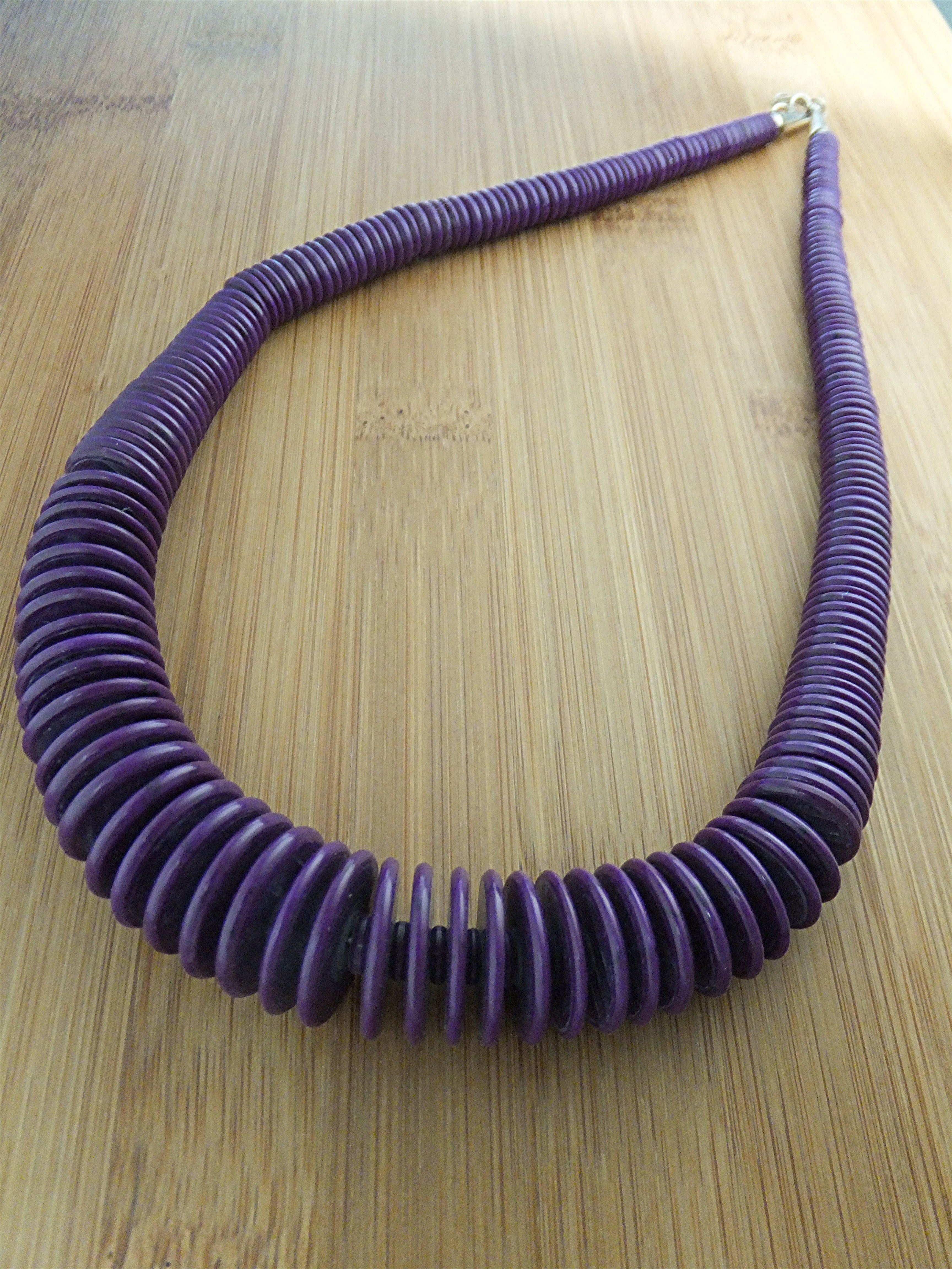 Necklace Sugilite Africa Graduated Beads