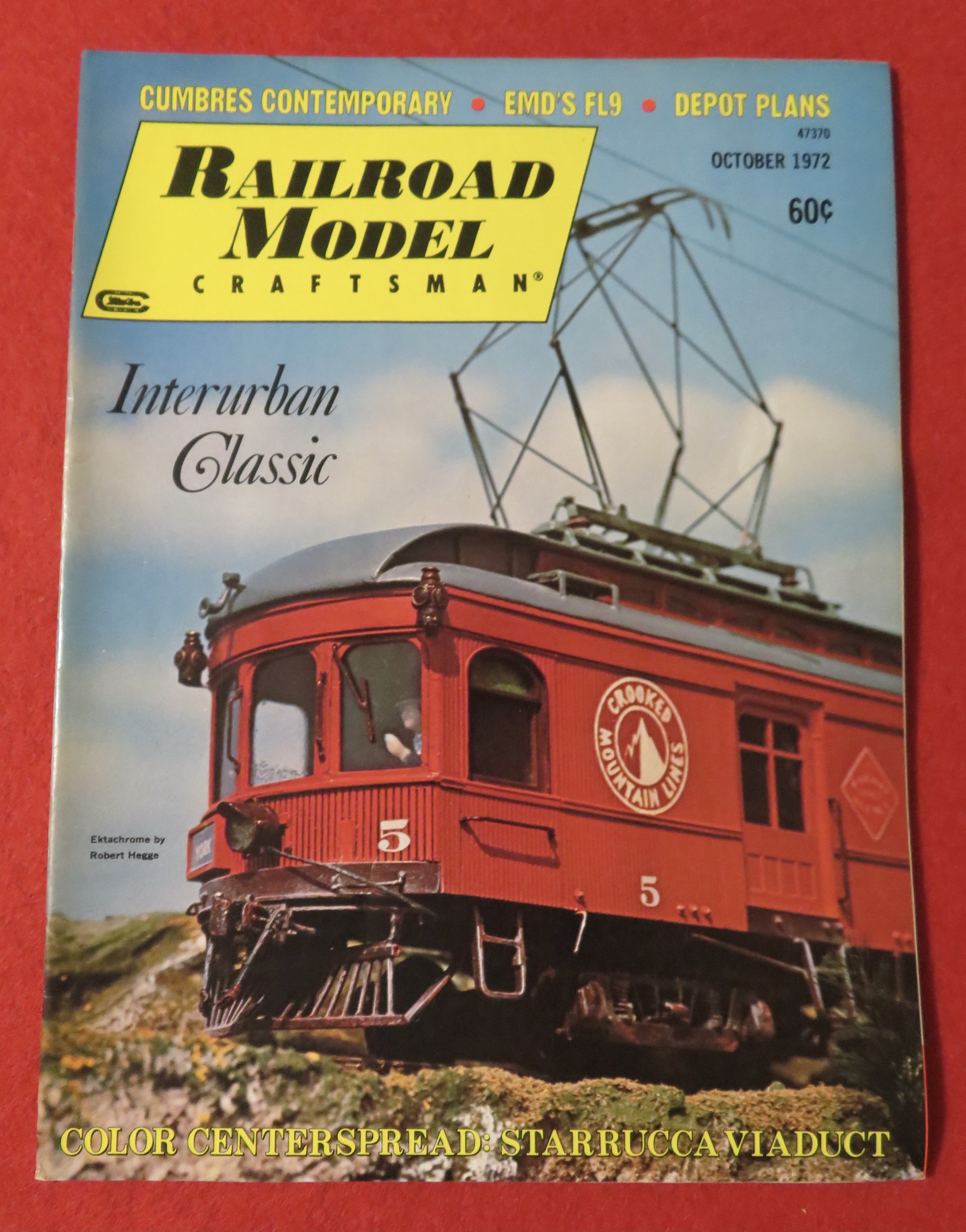Railroad Model Craftsman Magazine October 1972