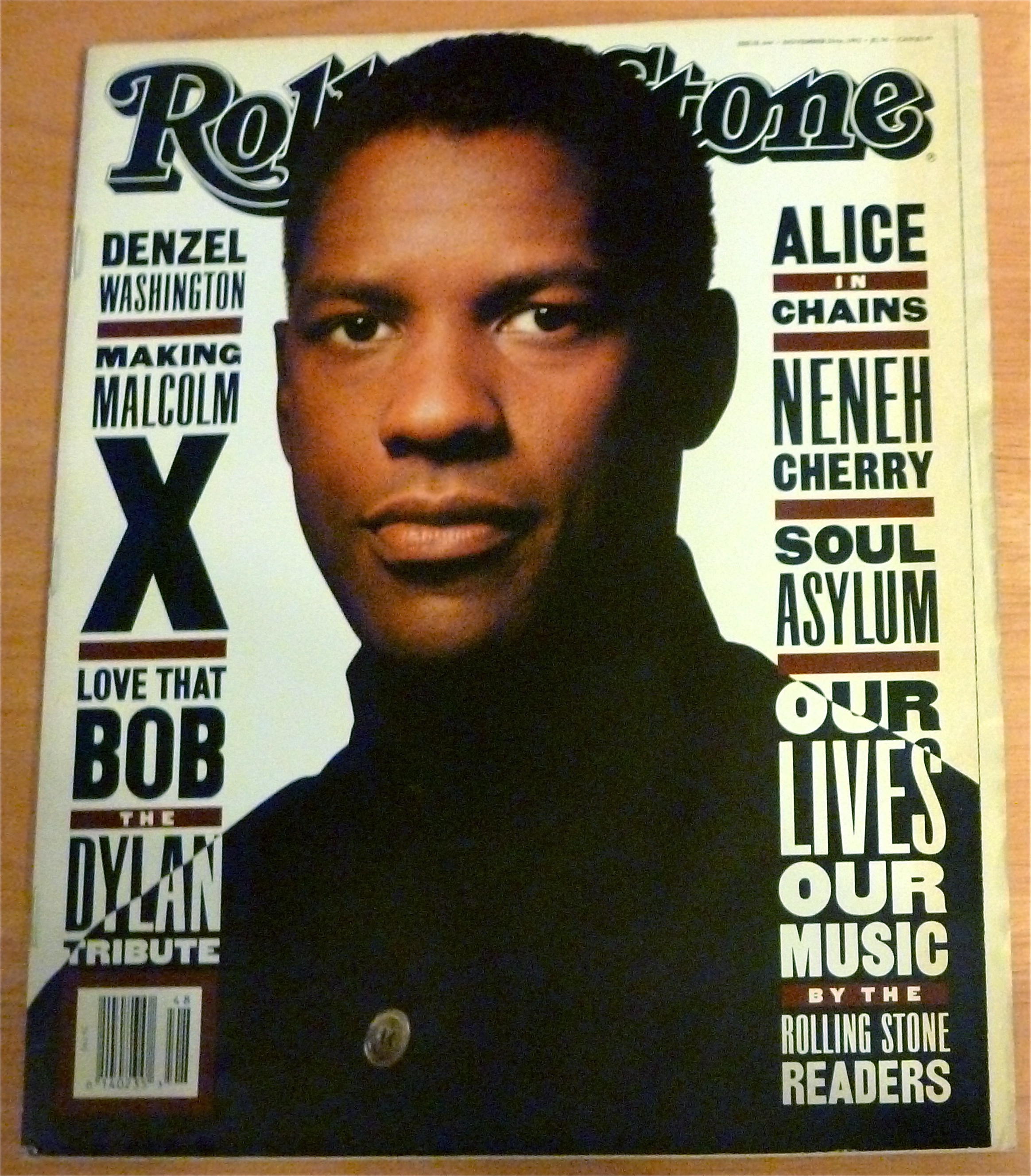Rolling Stone-November 26, 1992-Denzel Washington