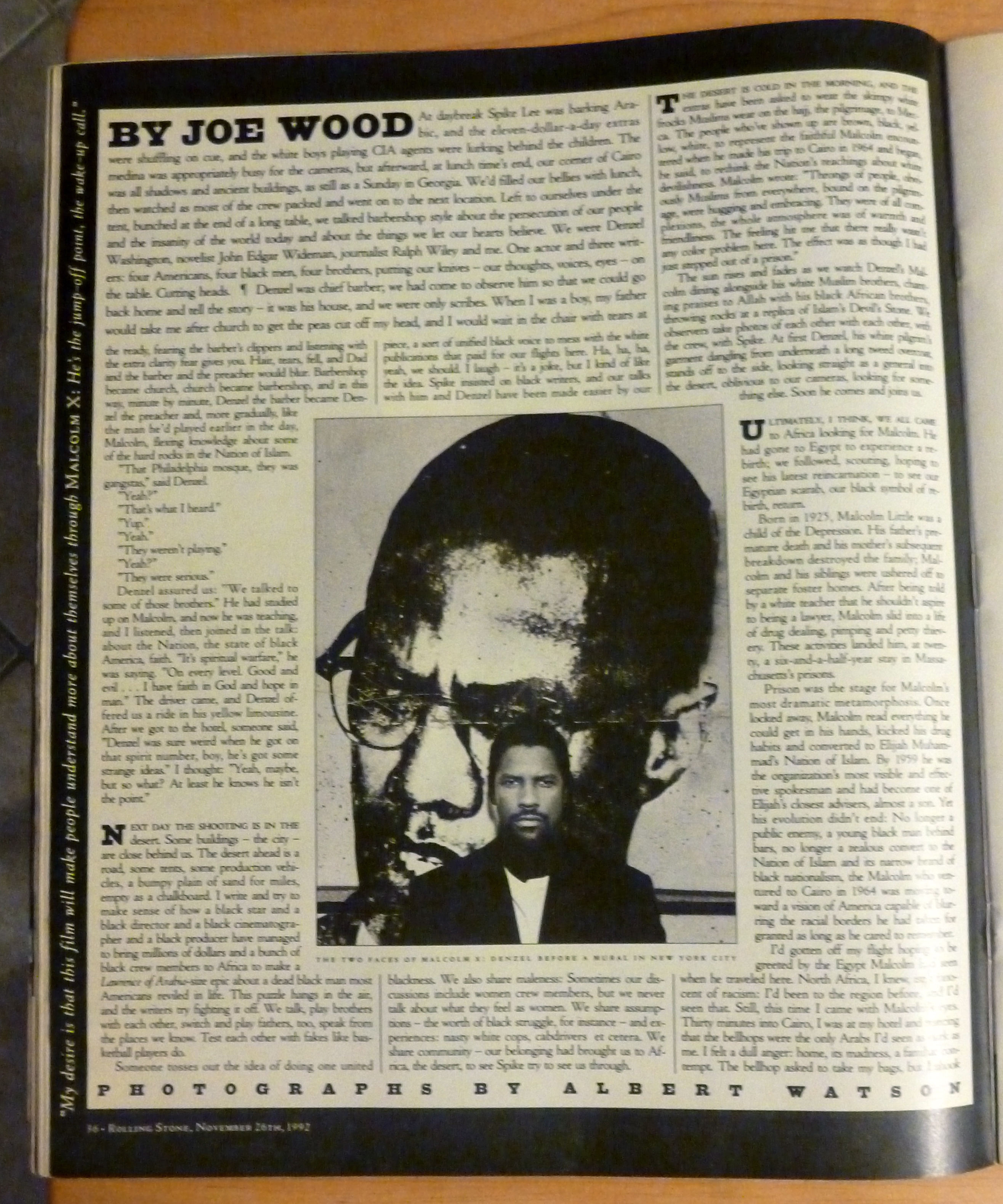 Rolling Stone-November 26, 1992-Denzel Washington