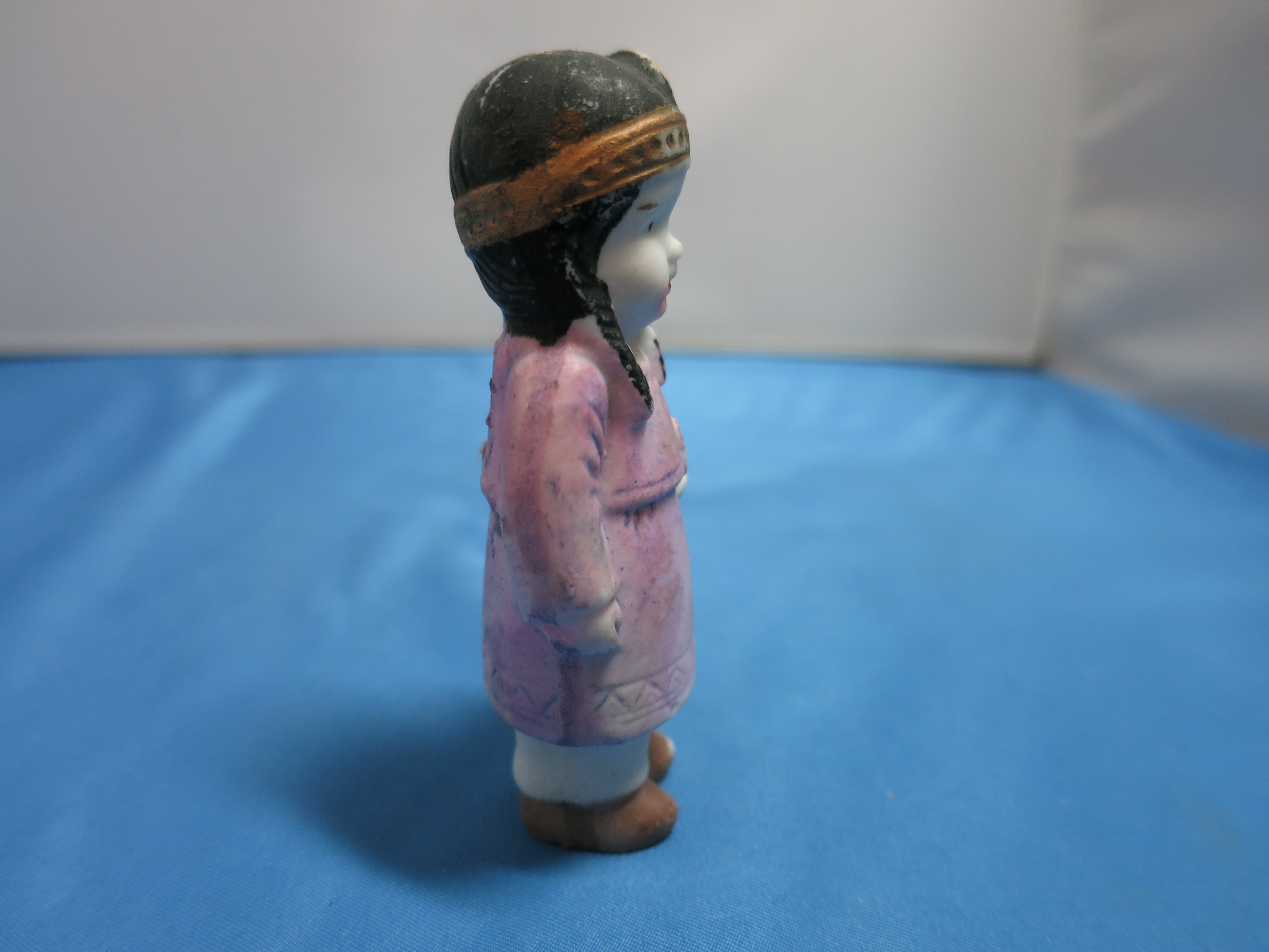 Frozen Charlotte Penny Doll Japan Indian Girl Figurine