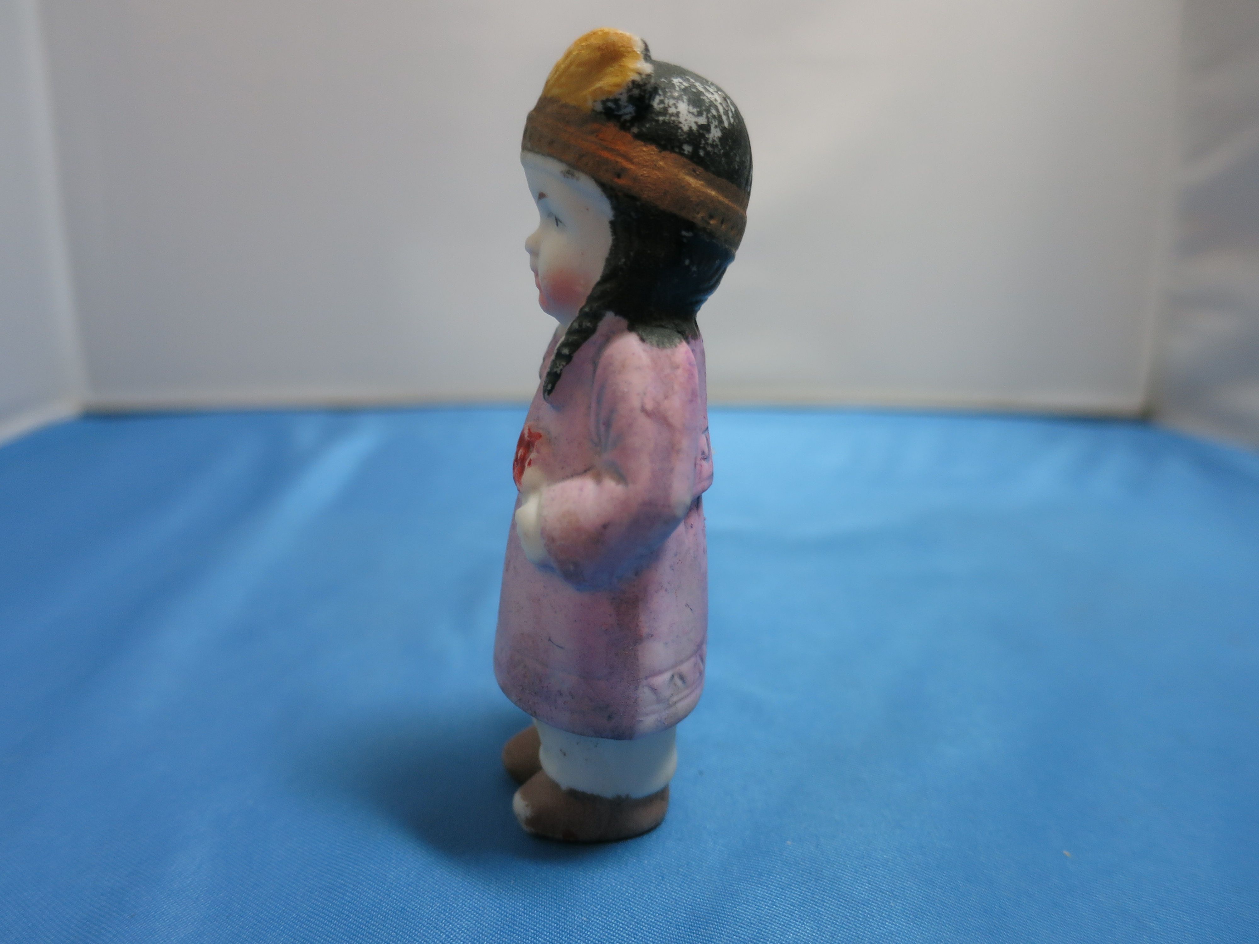 Frozen Charlotte Penny Doll Japan Indian Girl Figurine