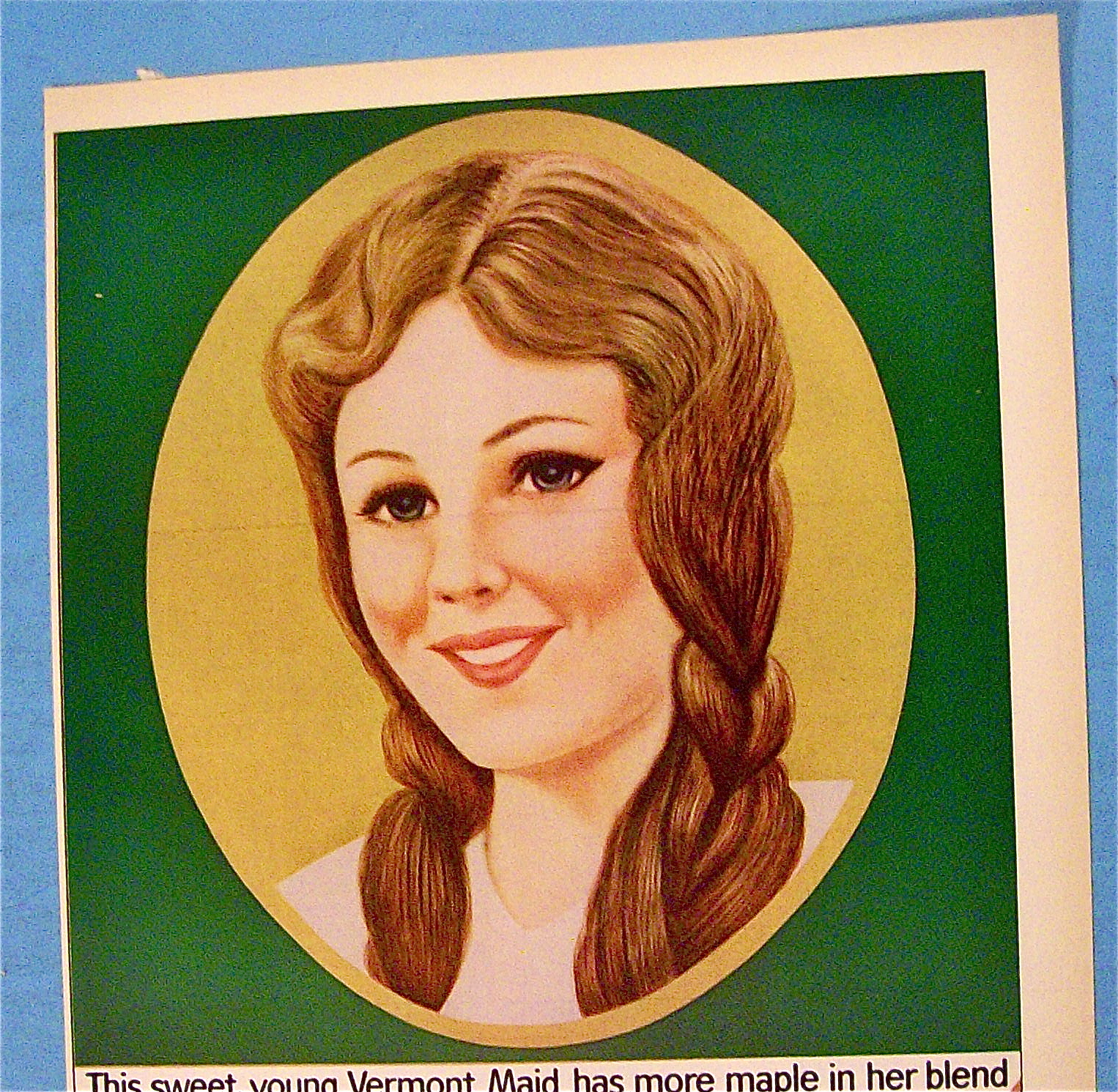 1967 Vermont Maid Syrup with Lovely Sweet Vermont Maid