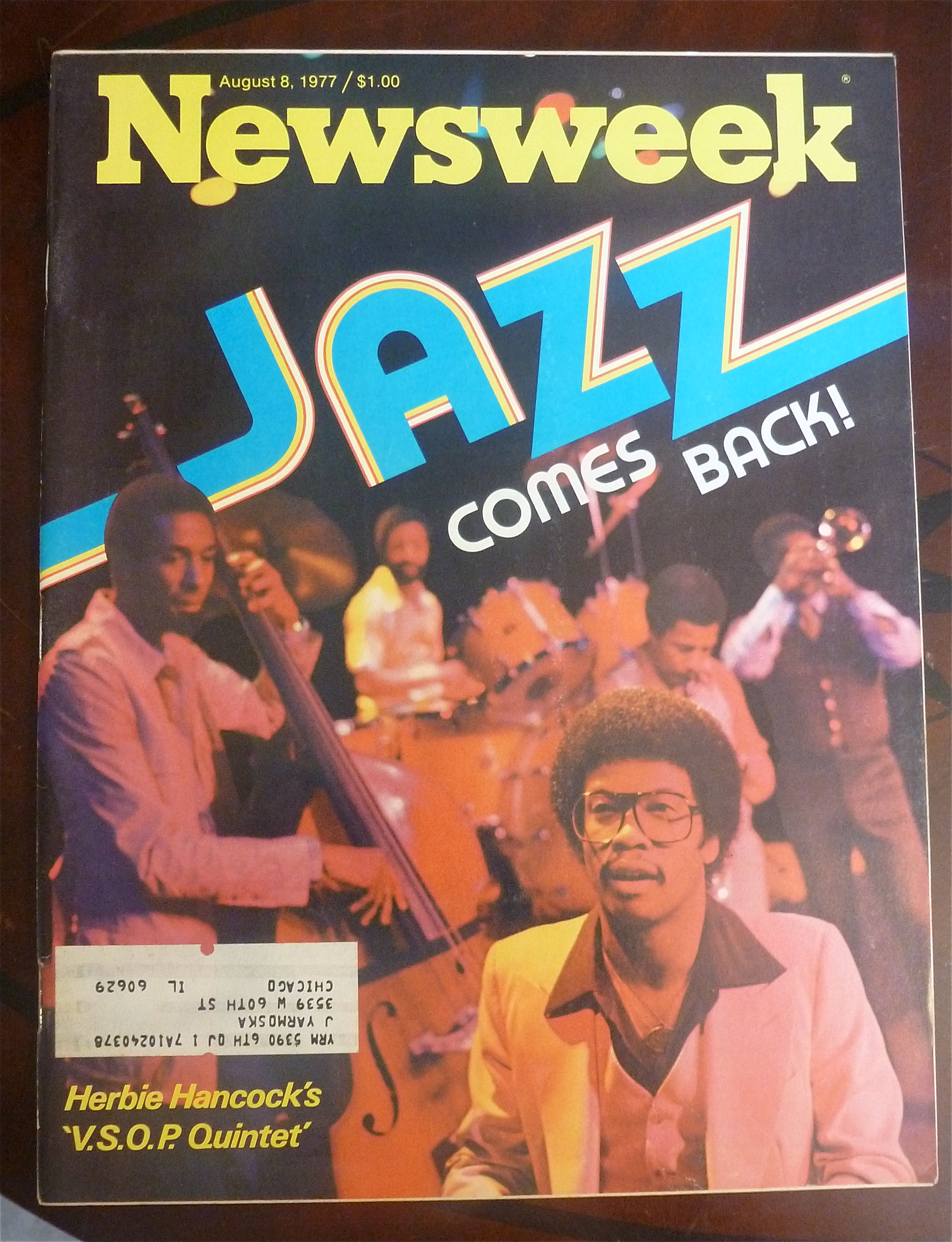 Newsweek Magazine-August 8, 1977-Jazz Comes Back