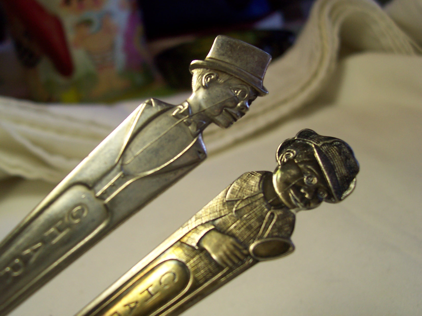 Charlie McCarthy Souvenir Spoon Pair