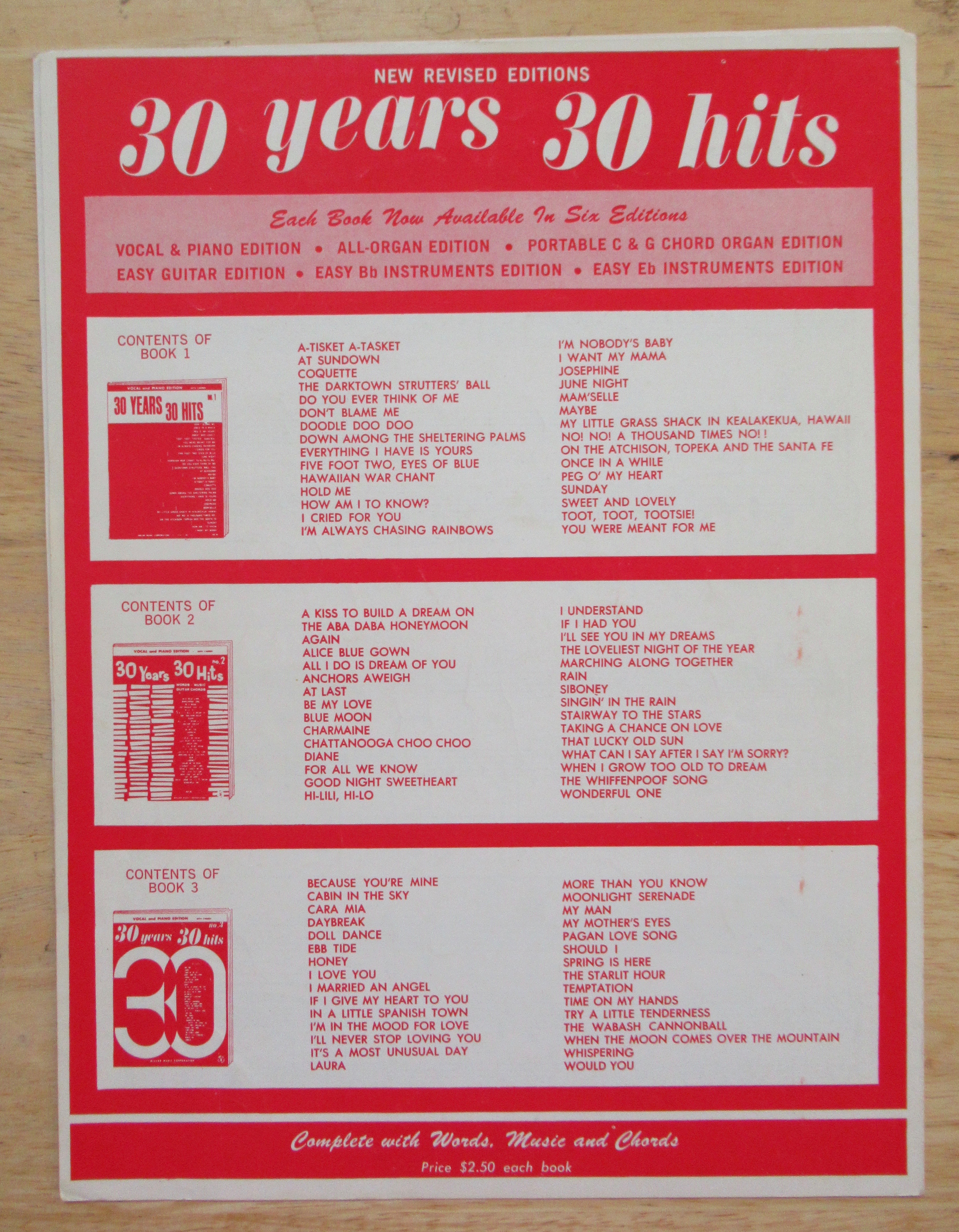 1952 Hi-Lili, Hi-Lo Sheet Music