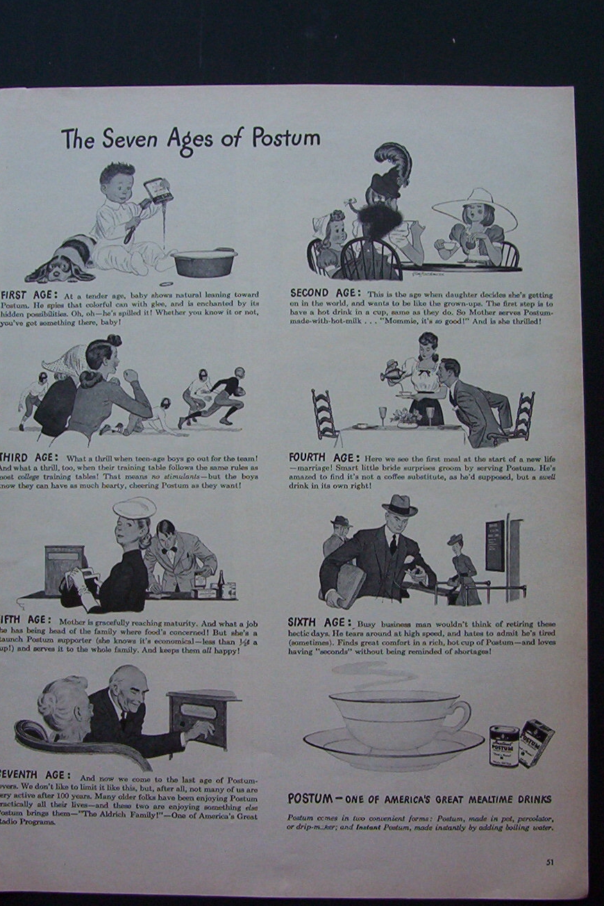 1943 Possum with The Seven Ages Of Possum