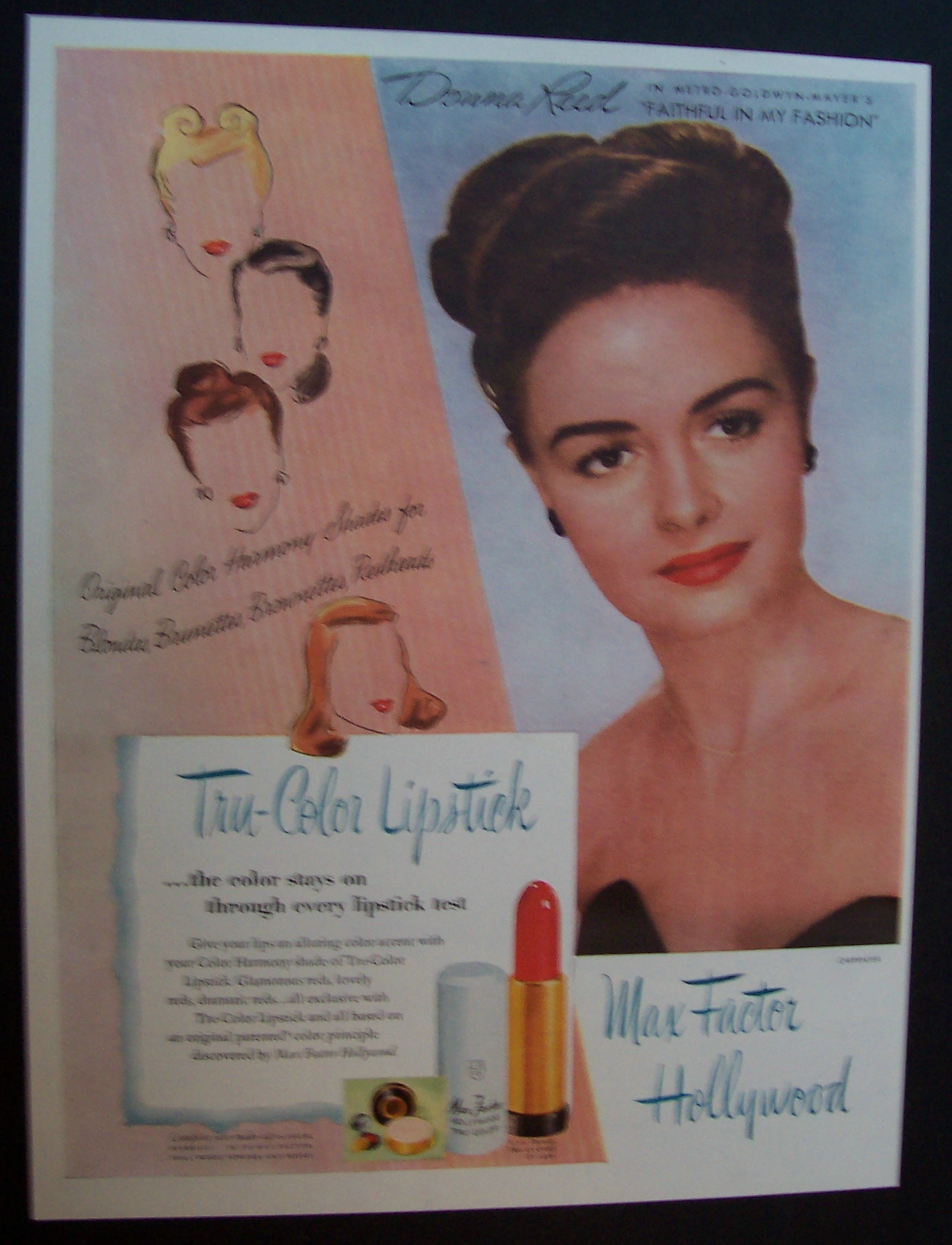1946  Max  Factor  with  Donna  Reed