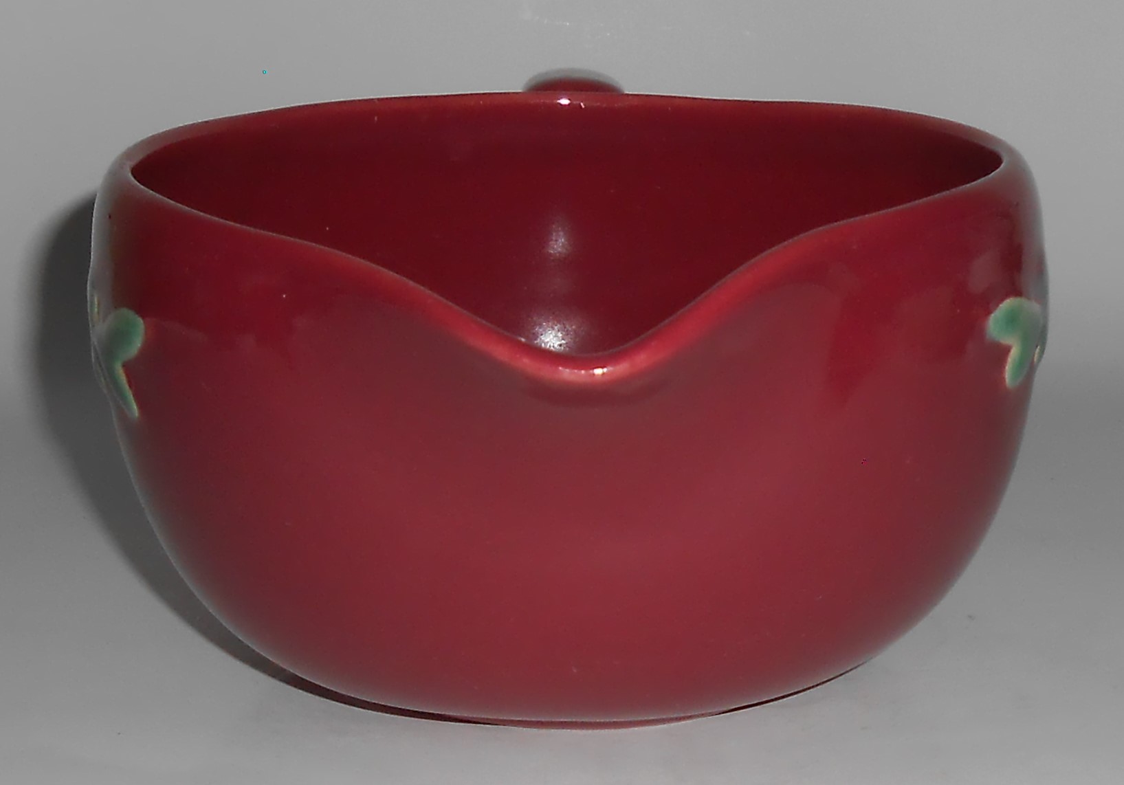 Coors Pottery Rosebud Red Small Handled Batter Bowl