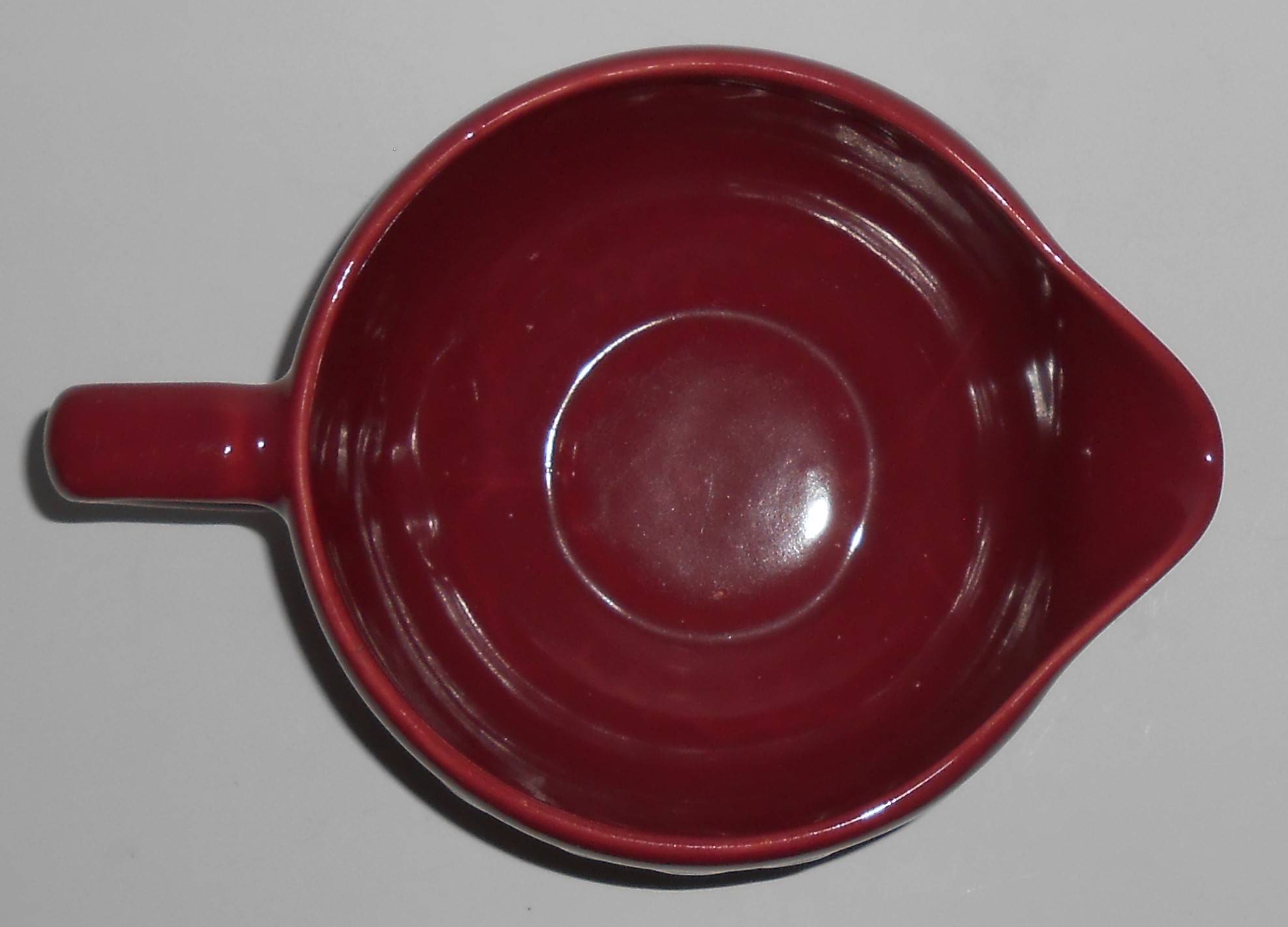 Coors Pottery Rosebud Red Small Handled Batter Bowl