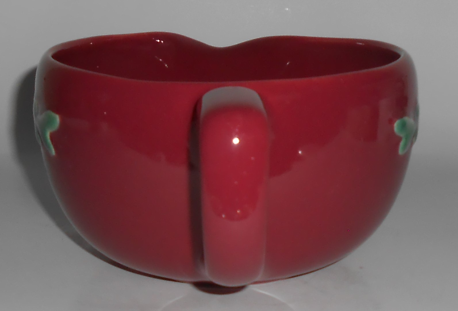 Coors Pottery Rosebud Red Small Handled Batter Bowl