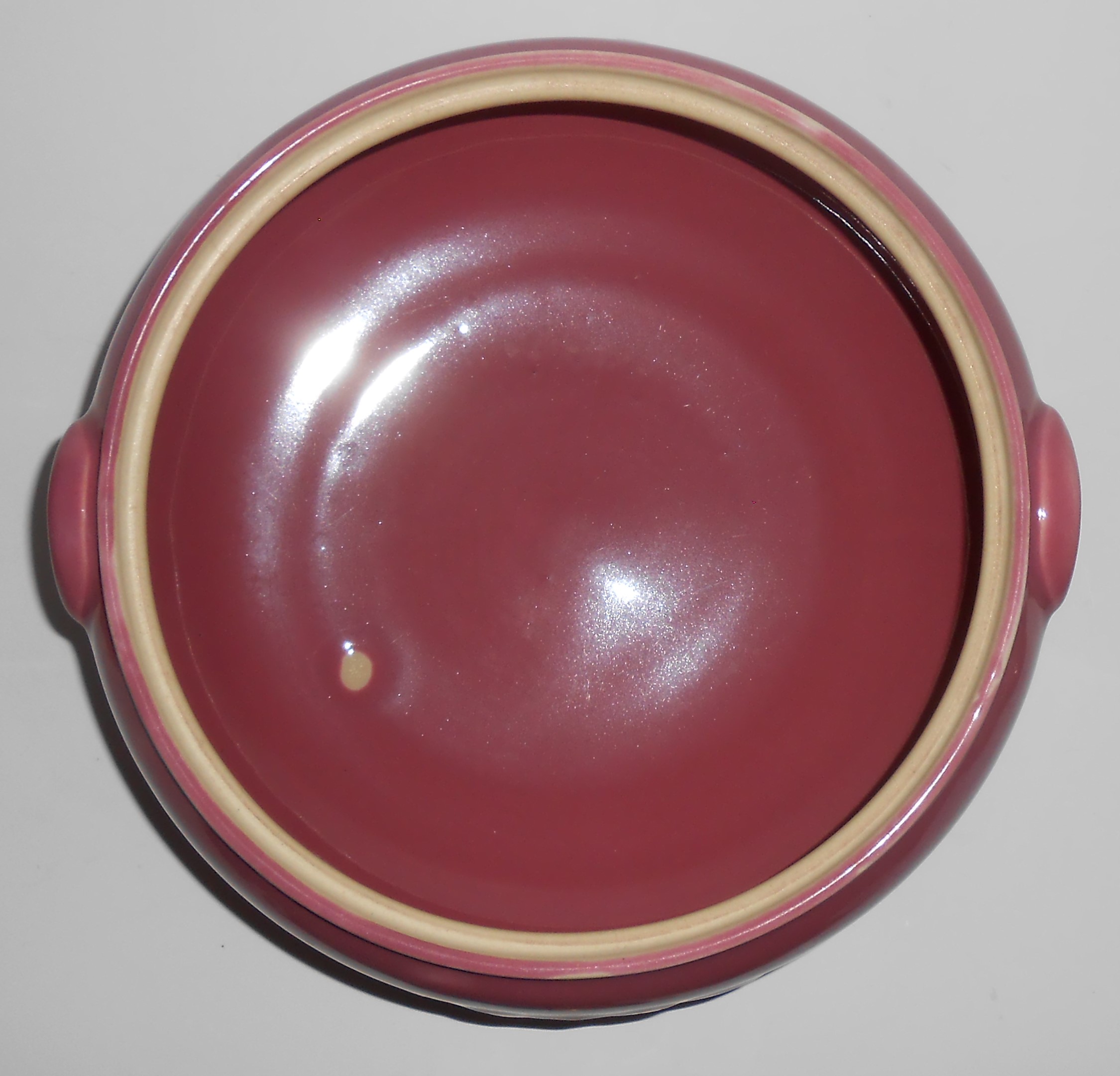 Coors Pottery Rosebud Early Red French Casserole