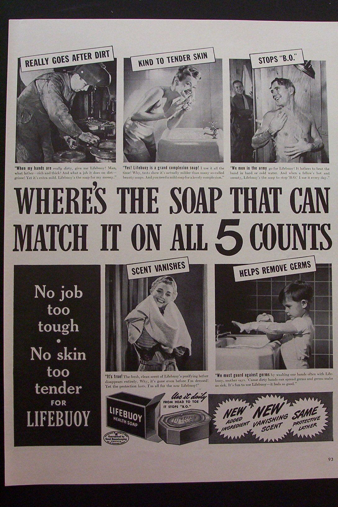1943 Lifebuoy Health Soap with Different Uses