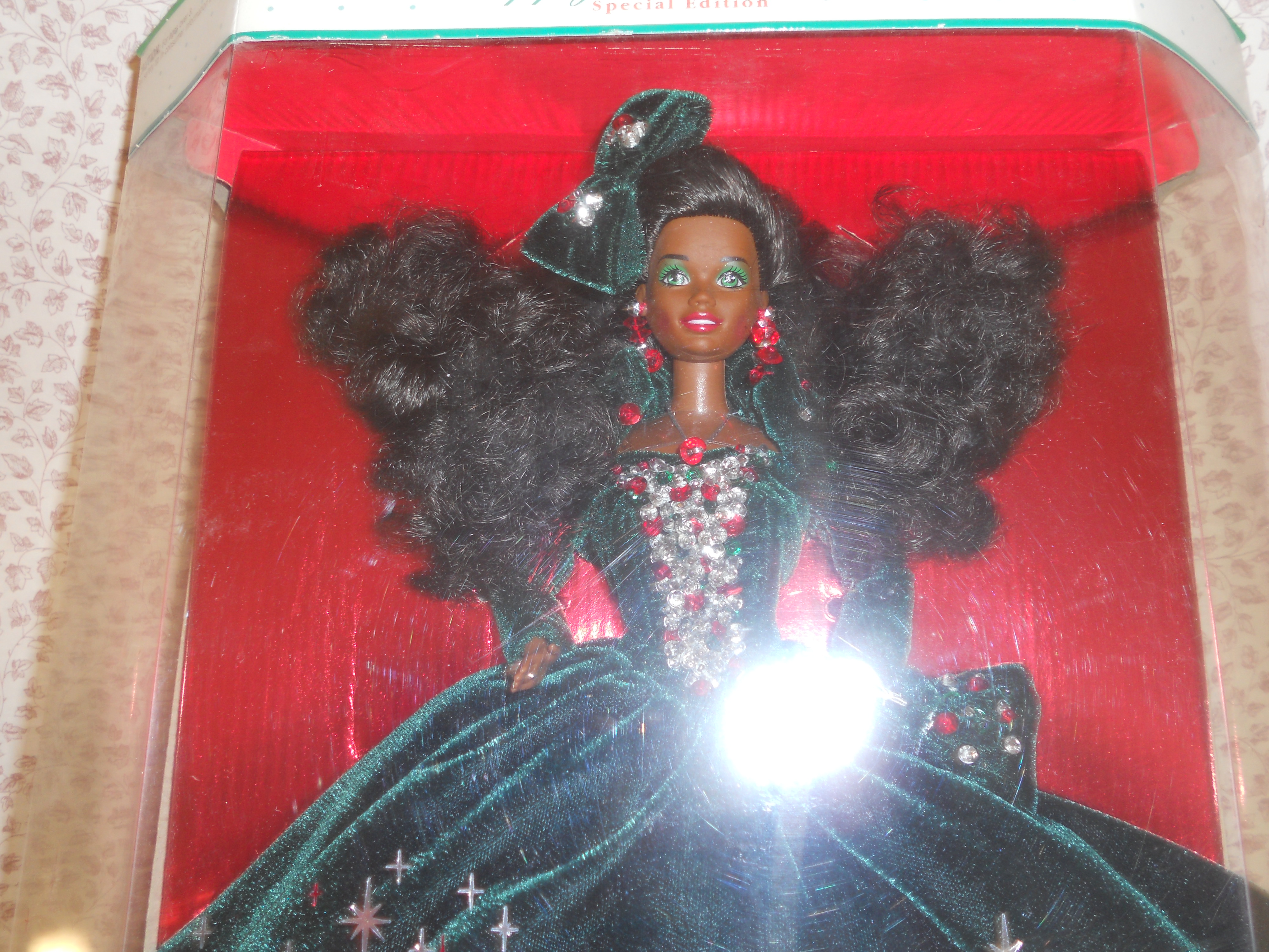 Barbie Doll Happy Holidays 1991 Mattel in box