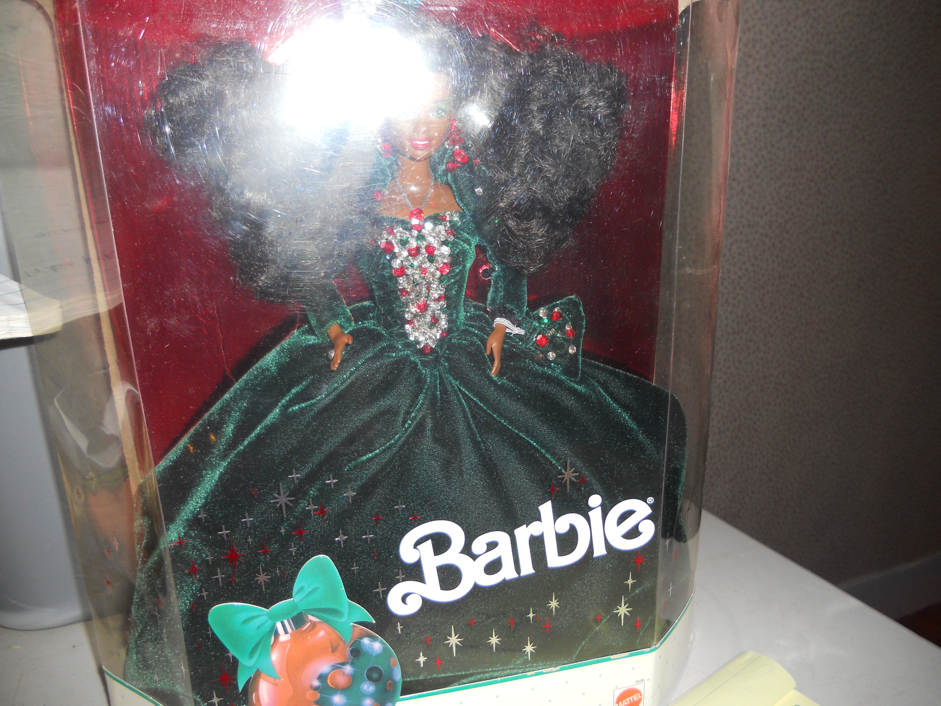 Barbie Doll Happy Holidays 1991 Mattel in box