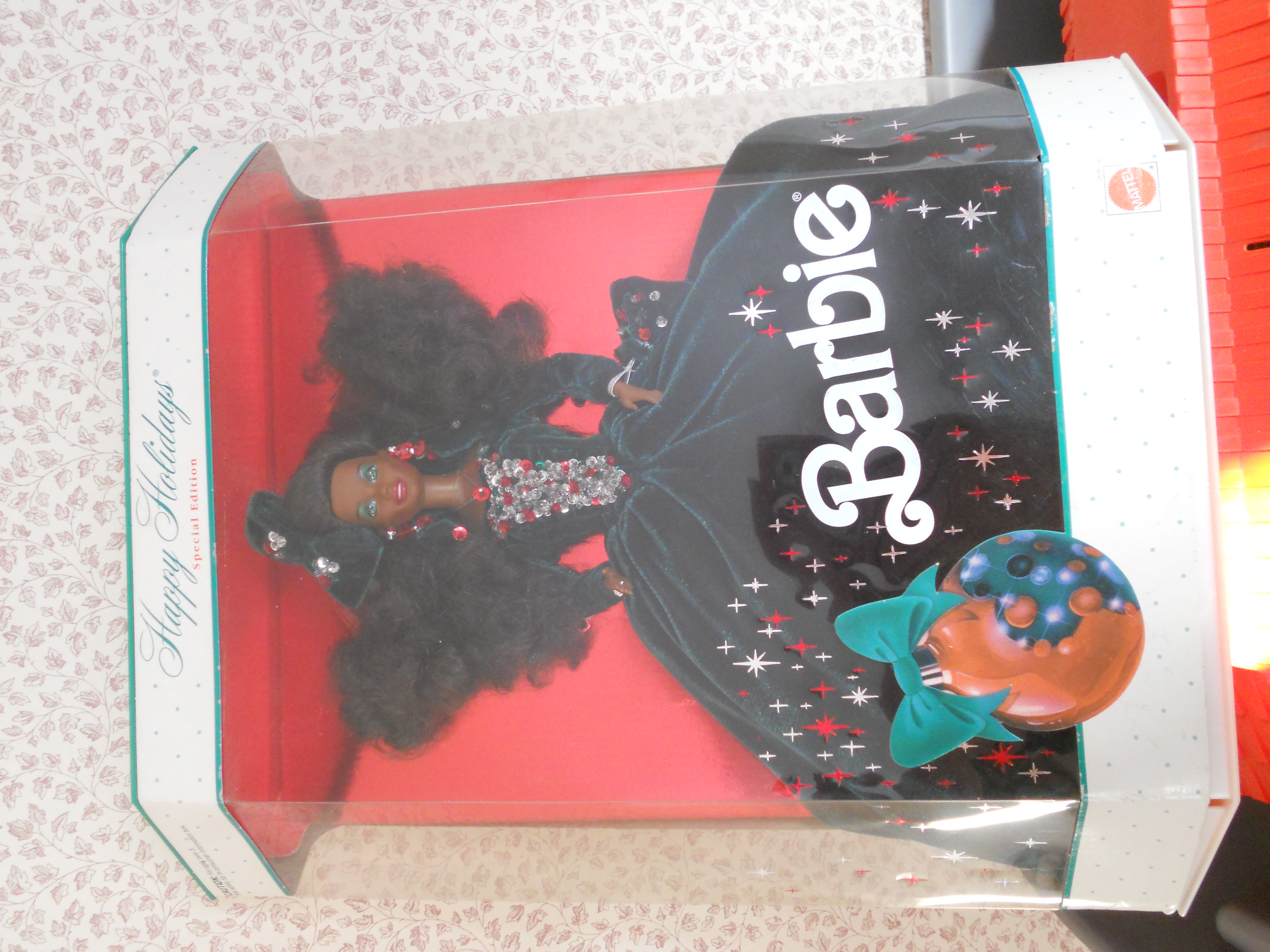 Barbie Doll Happy Holidays 1991 Mattel in box