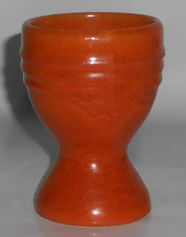 VINTAGE Pacific Pottery Hostess Ware Apache Red Double Eggcup