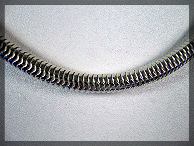 Sterling Silver Snake Chain Necklace  38 grams