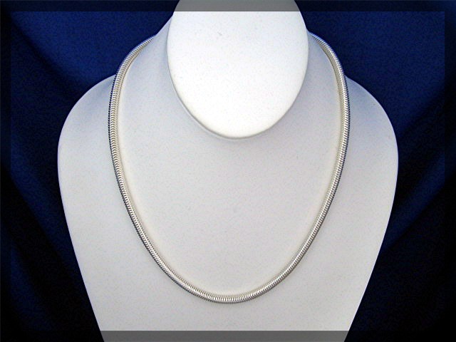 Sterling Silver Snake Chain Necklace  38 grams