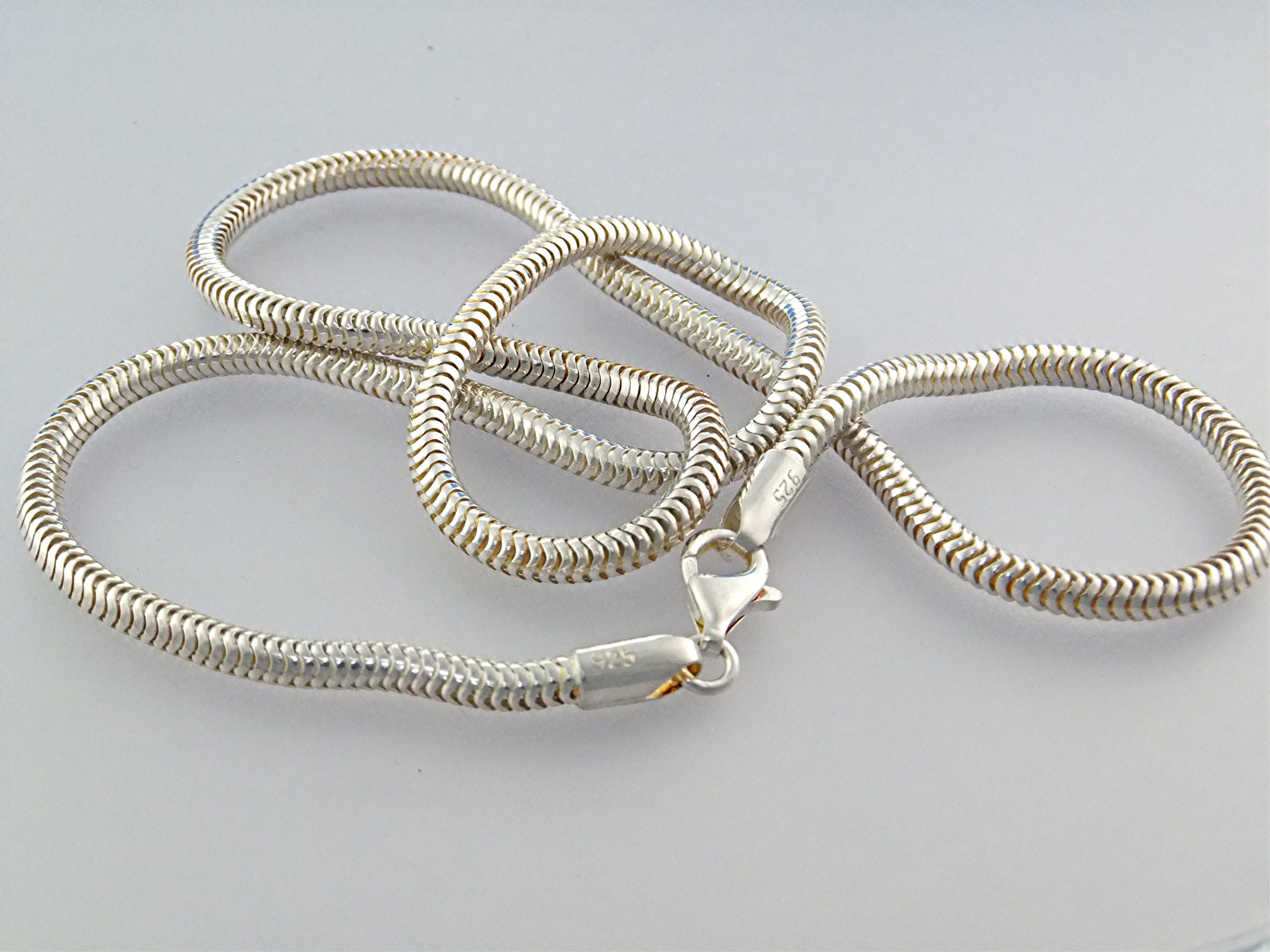 Necklace Sterling Silver Snake Chain