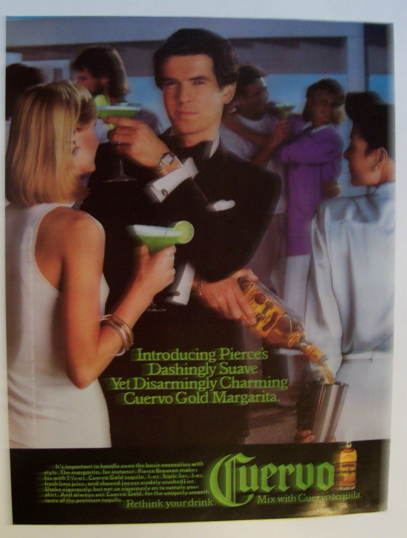 1986 Cuervo with Pierce Brosnan