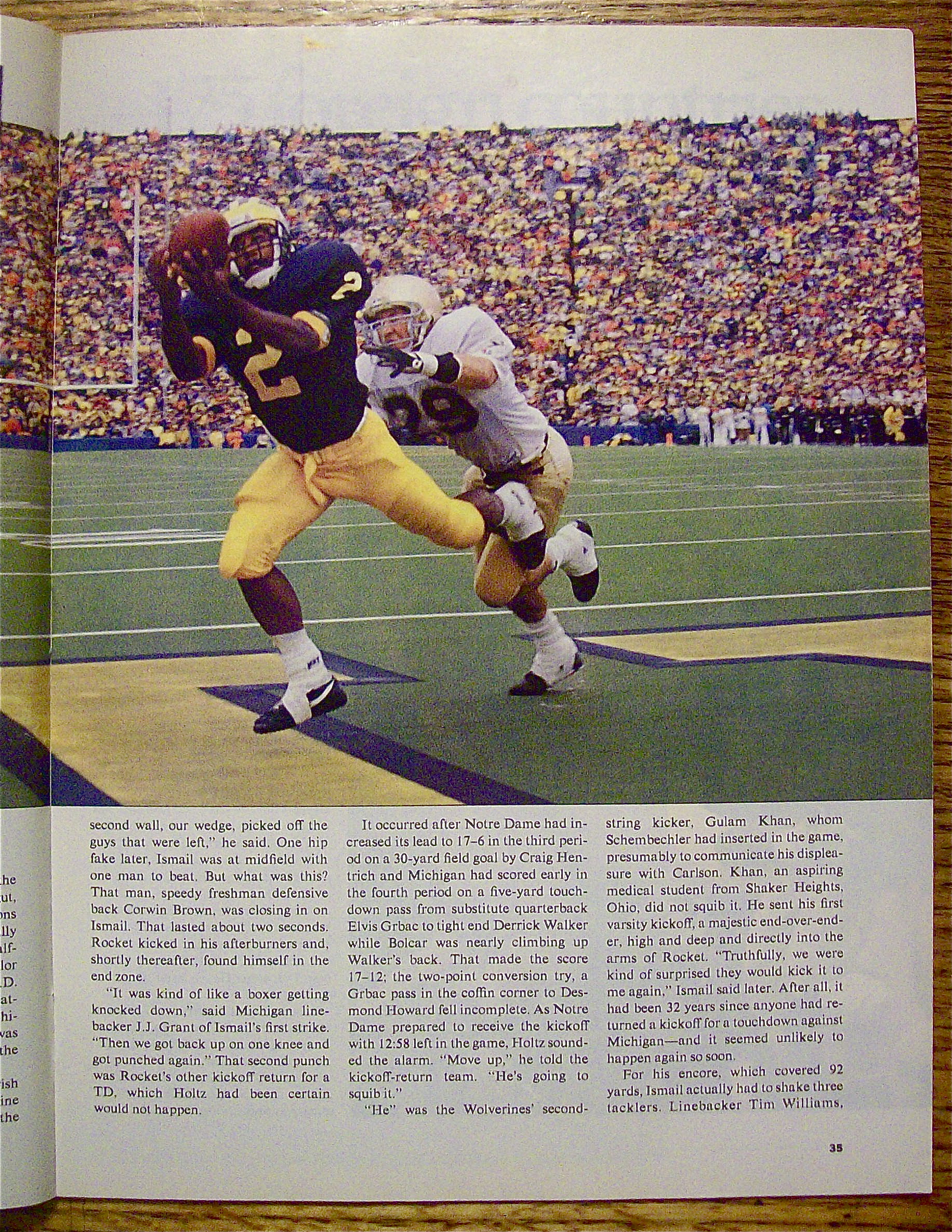 Sports Illustrated Magazine September 25, 1989 Raghib