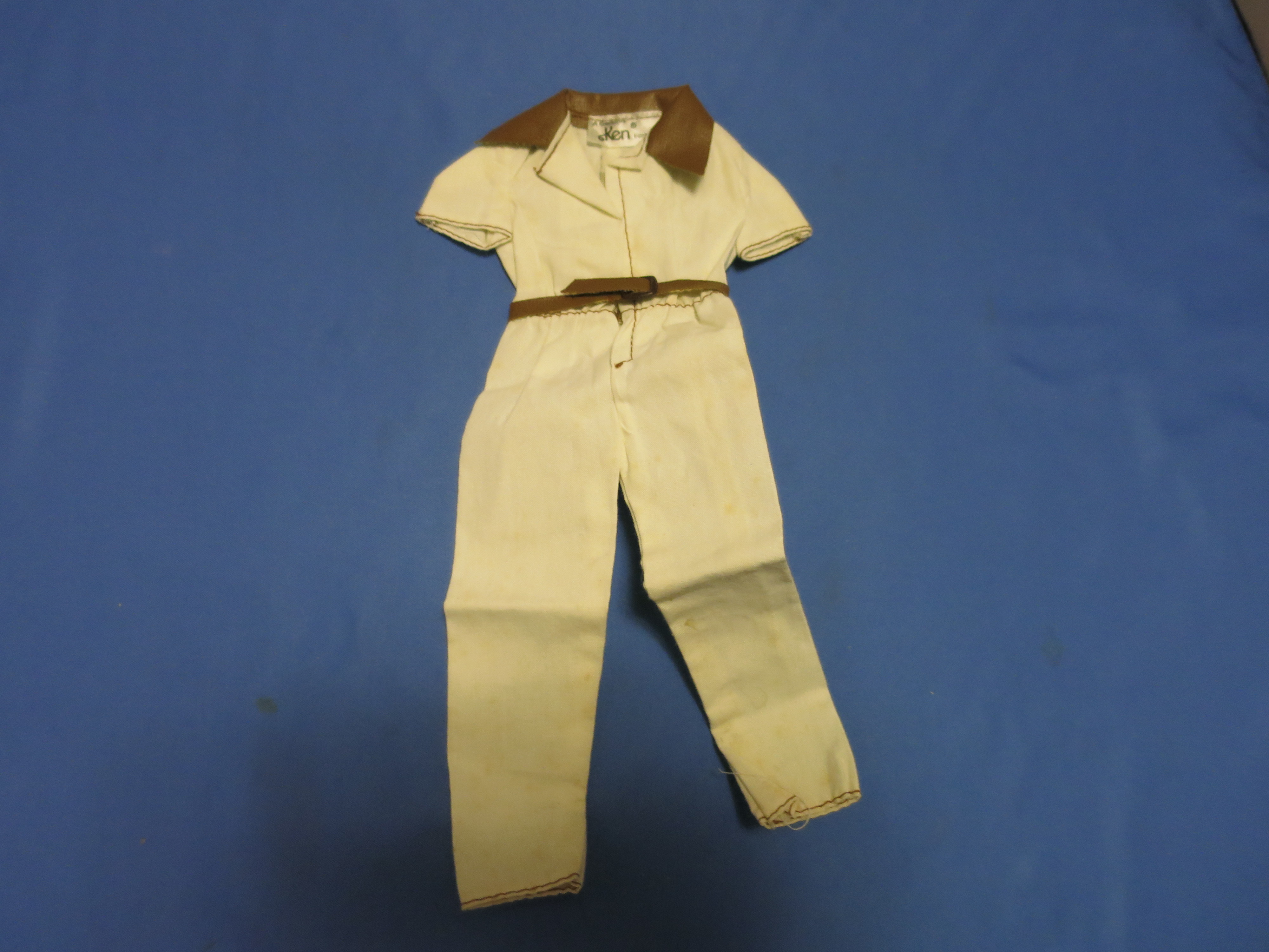 Vintage Genuine Ken Doll Jumpsuit Tagged 1970s