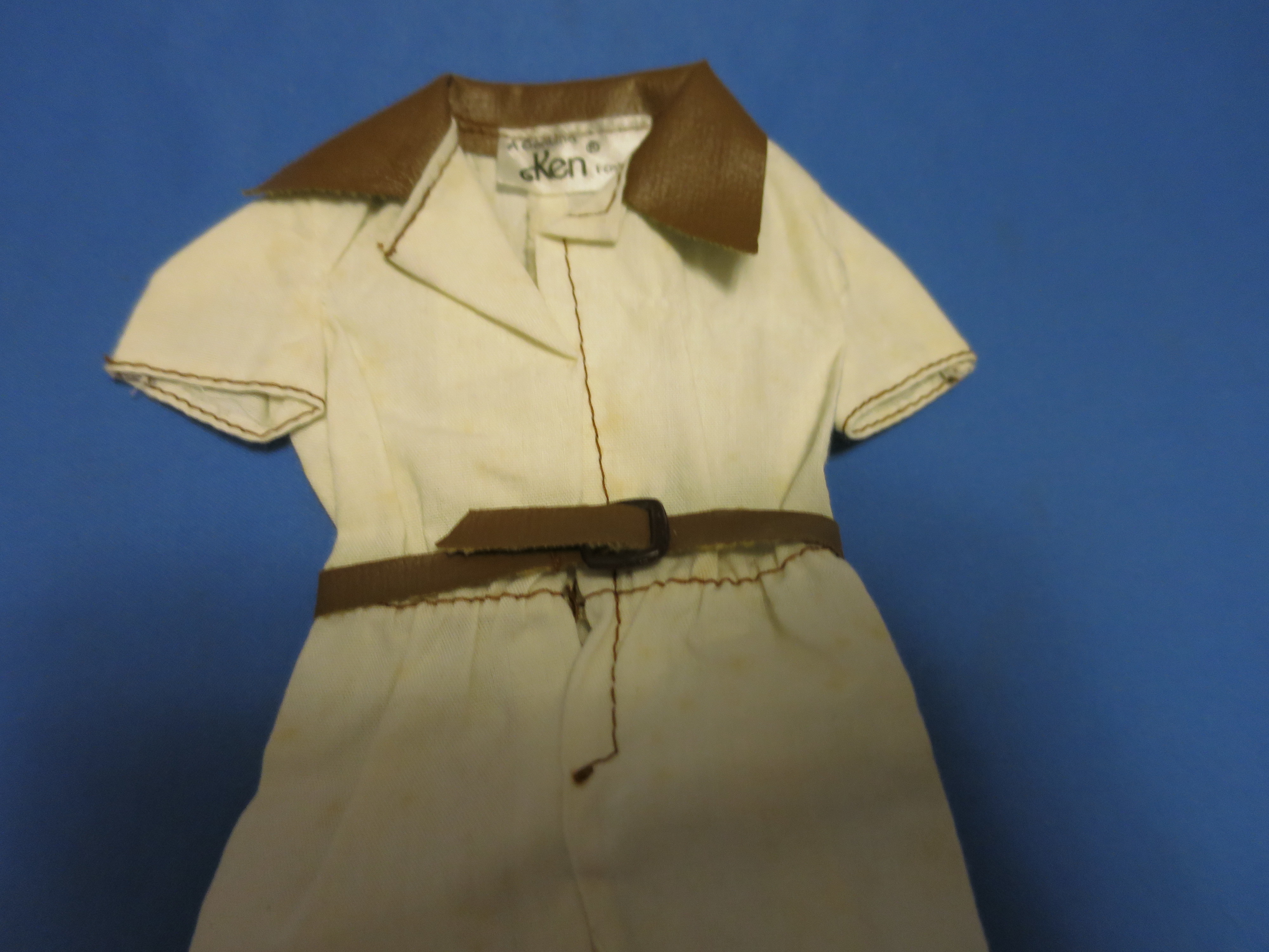 Vintage Genuine Ken Doll Jumpsuit Tagged 1970s