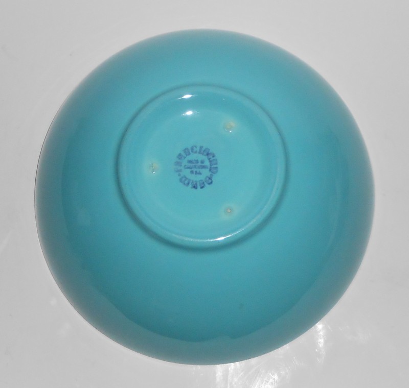 Franciscan Pottery El Patio Glacial Blue #24 Vegetable Bowl