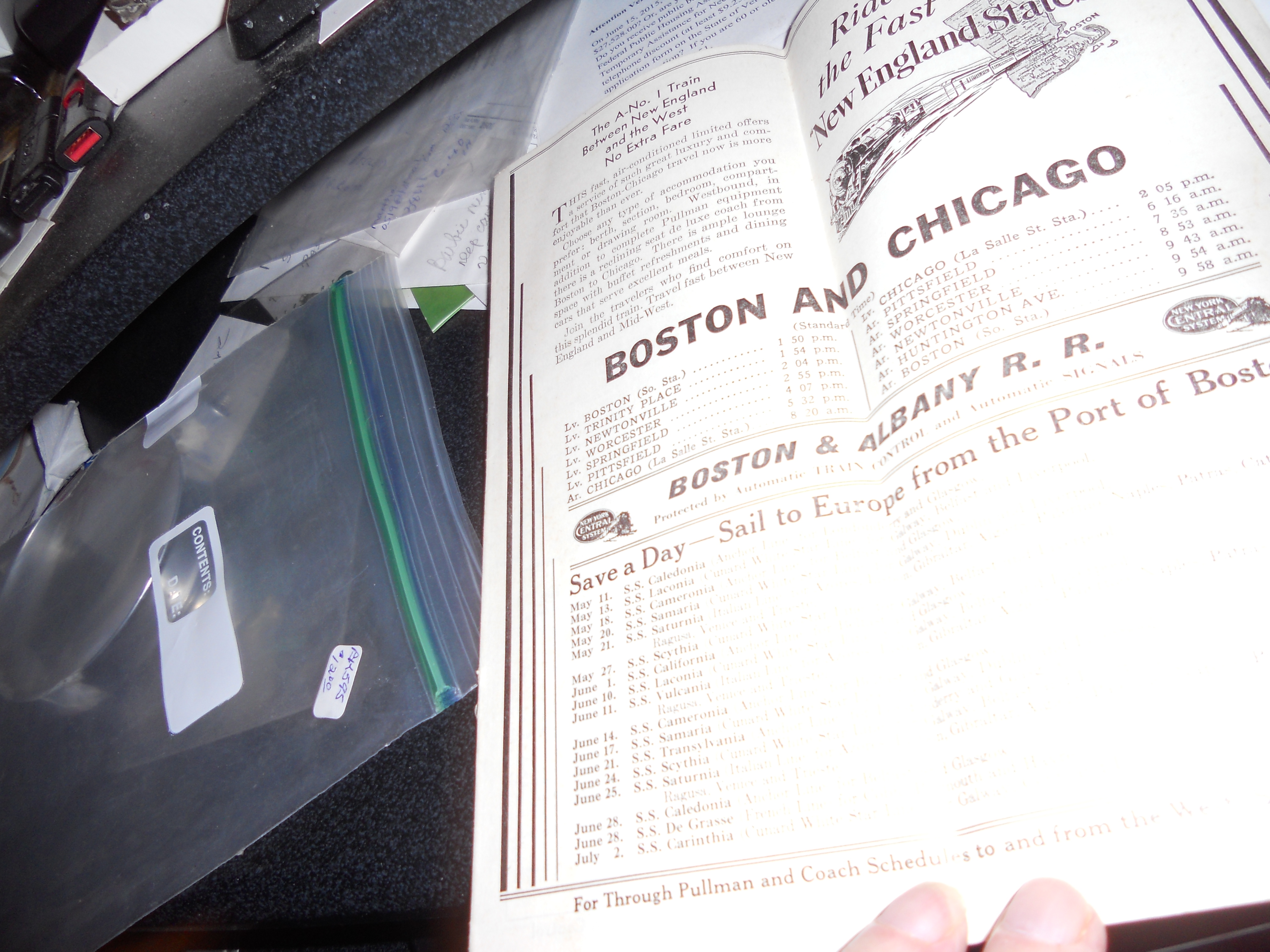 New York World's Fair Train Schedule 1939