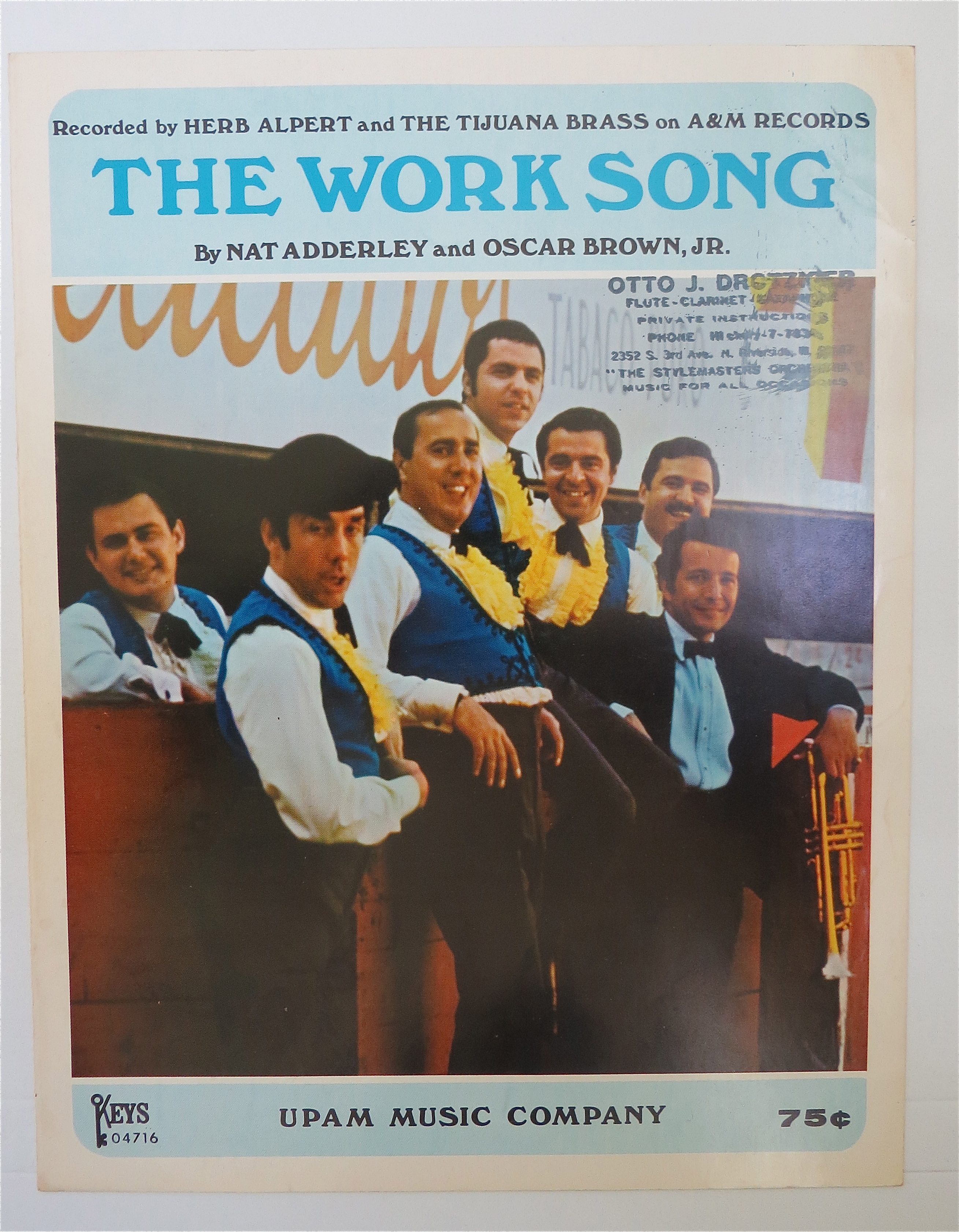 1966 The Work Song By Adderley & Brown Jr
