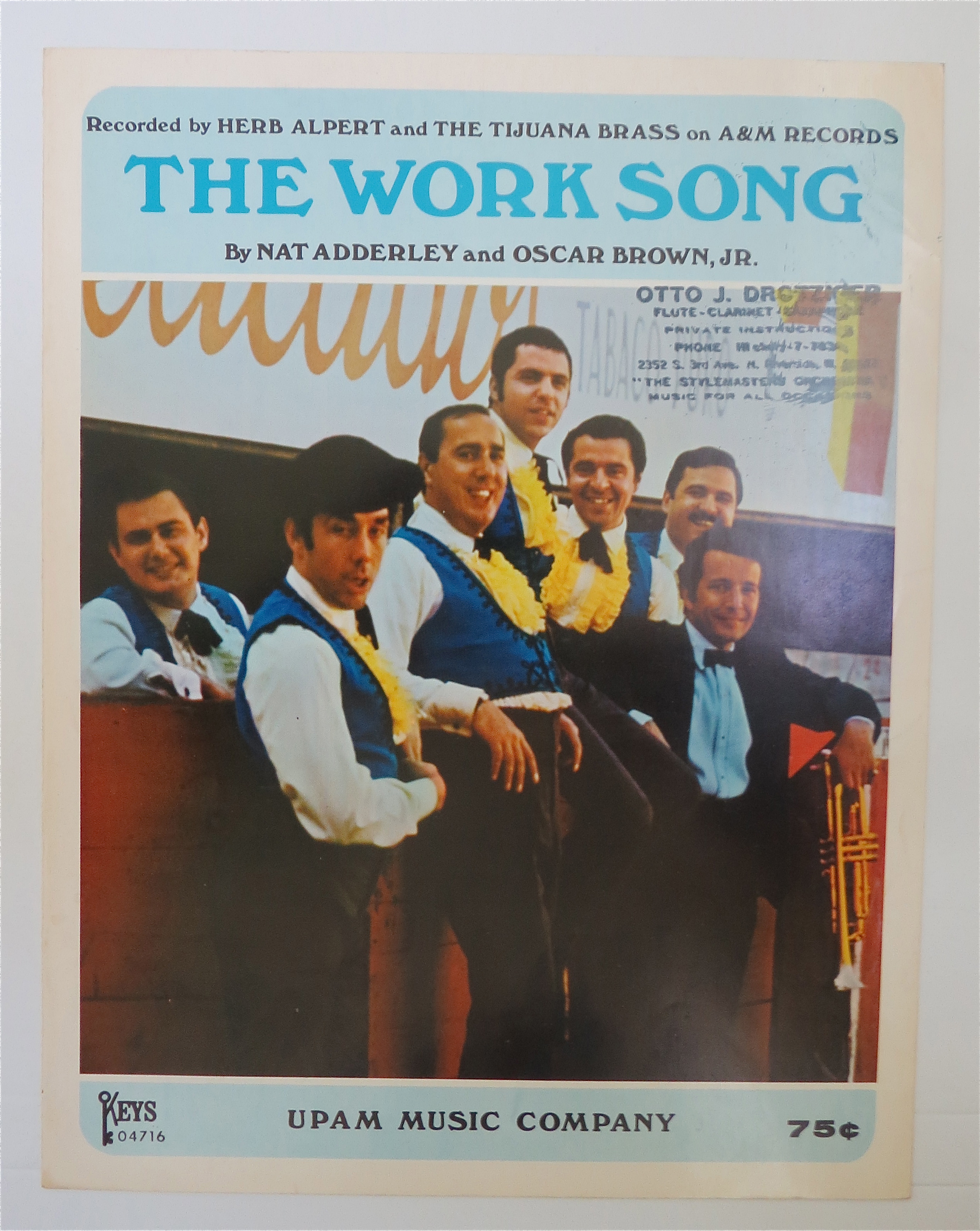 1966 The Work Song By Adderley & Brown Jr