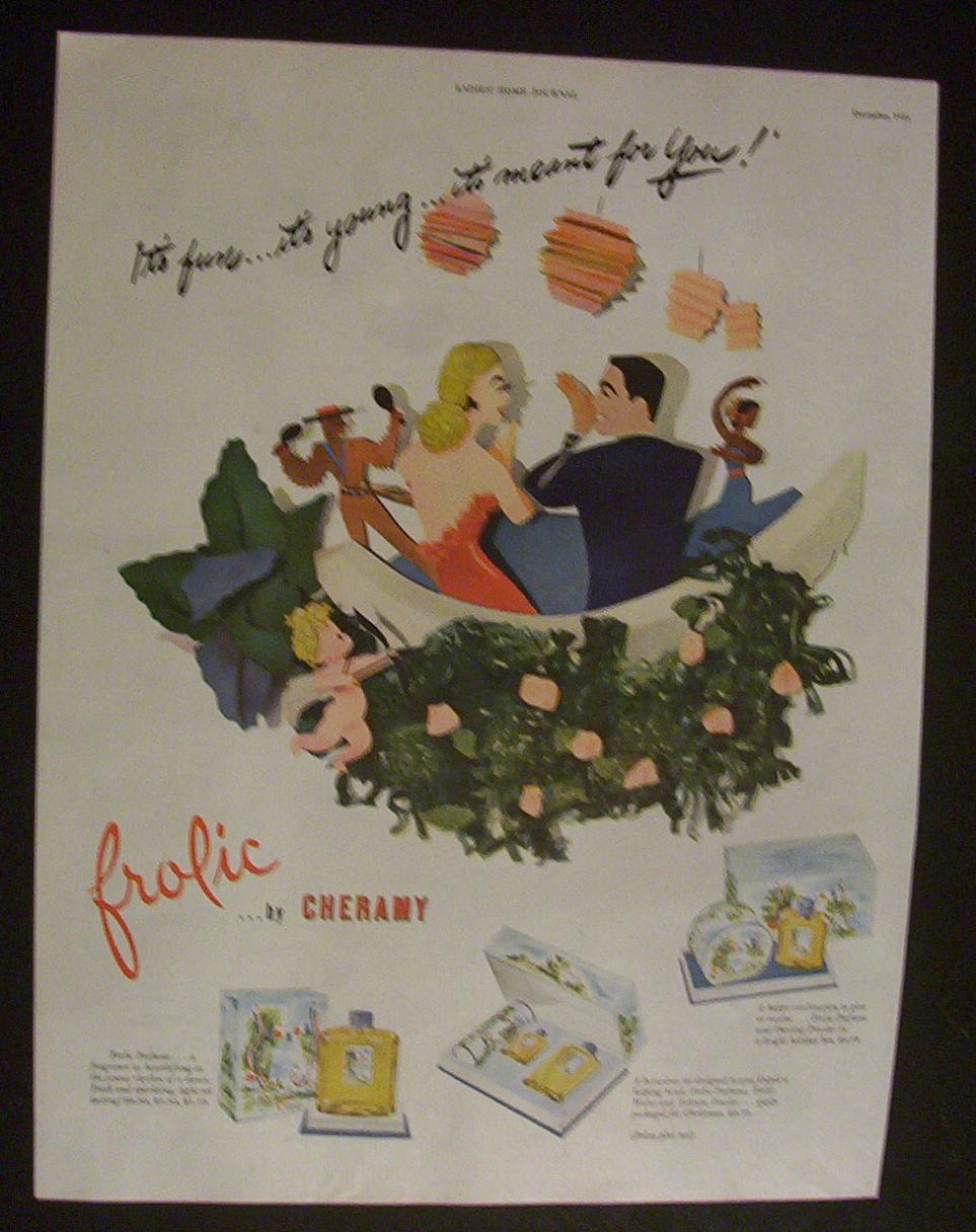 1944  Frolic  Perfume  By  Cheramy