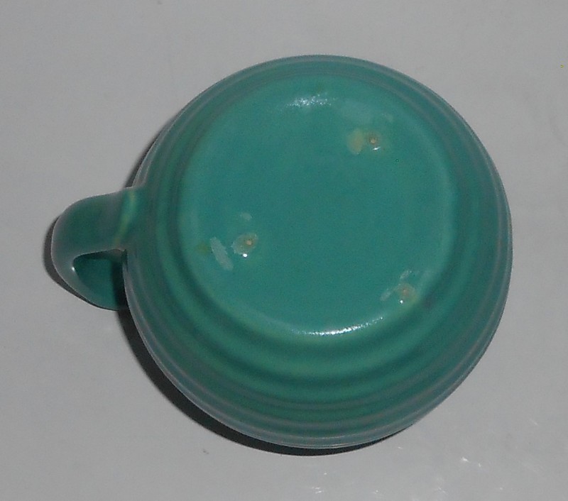 VINTAGE Bauer Pottery Ring Ware Jade 1-1/2 Pint Pitcher #1