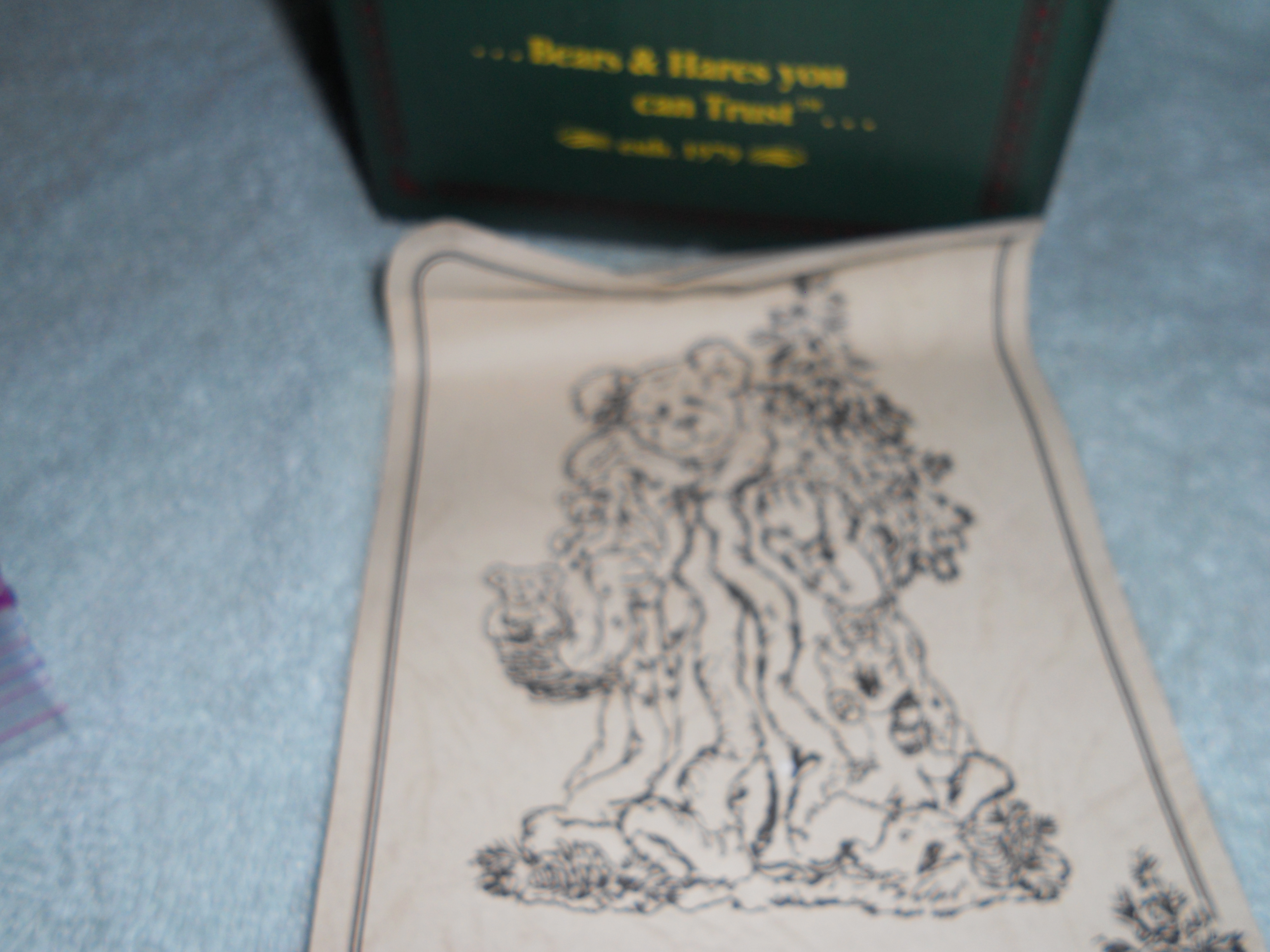 Boyds Bearstone Collecrion Fern Woodsbeary