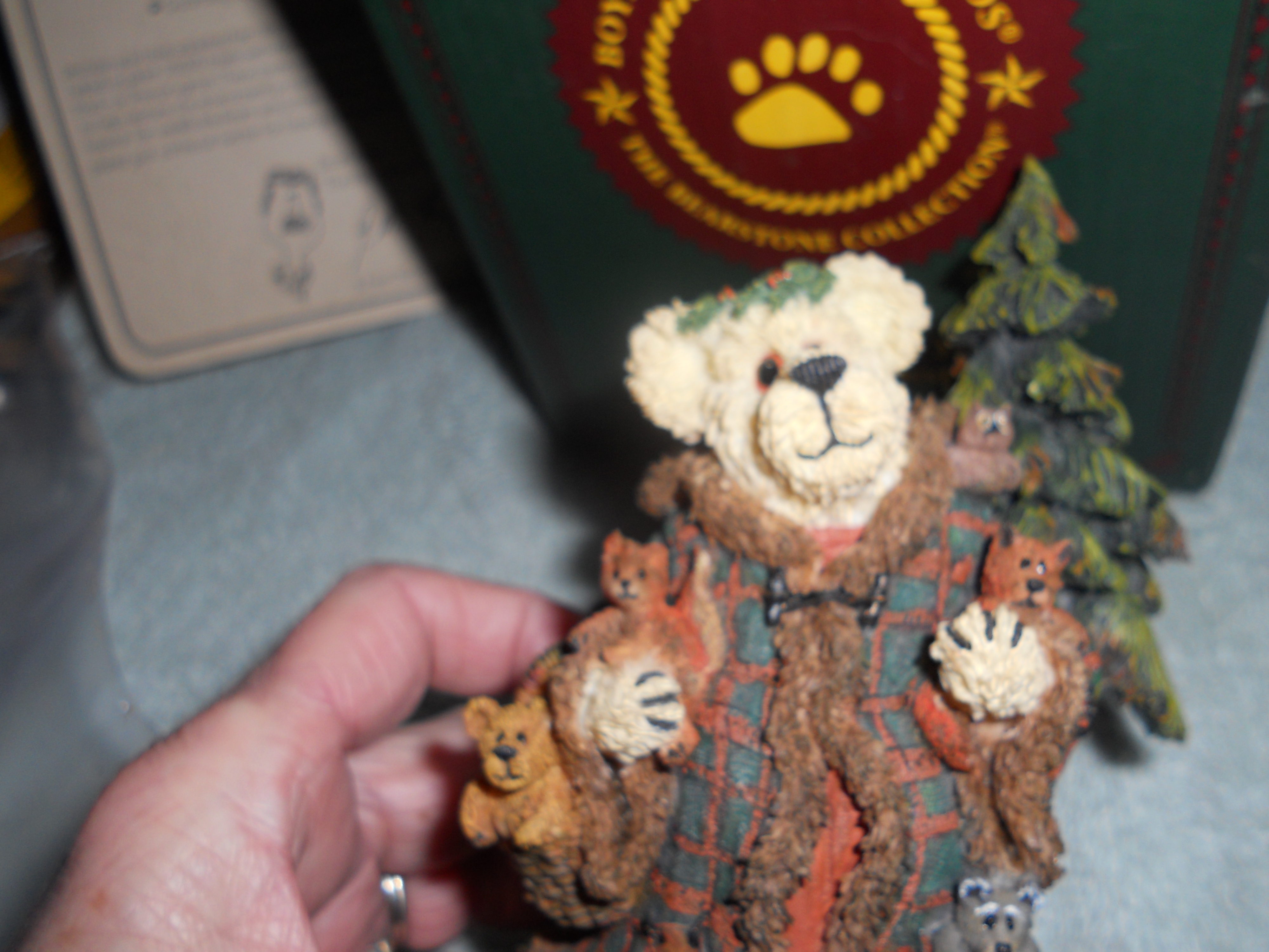 Boyds Bearstone Collecrion Fern Woodsbeary