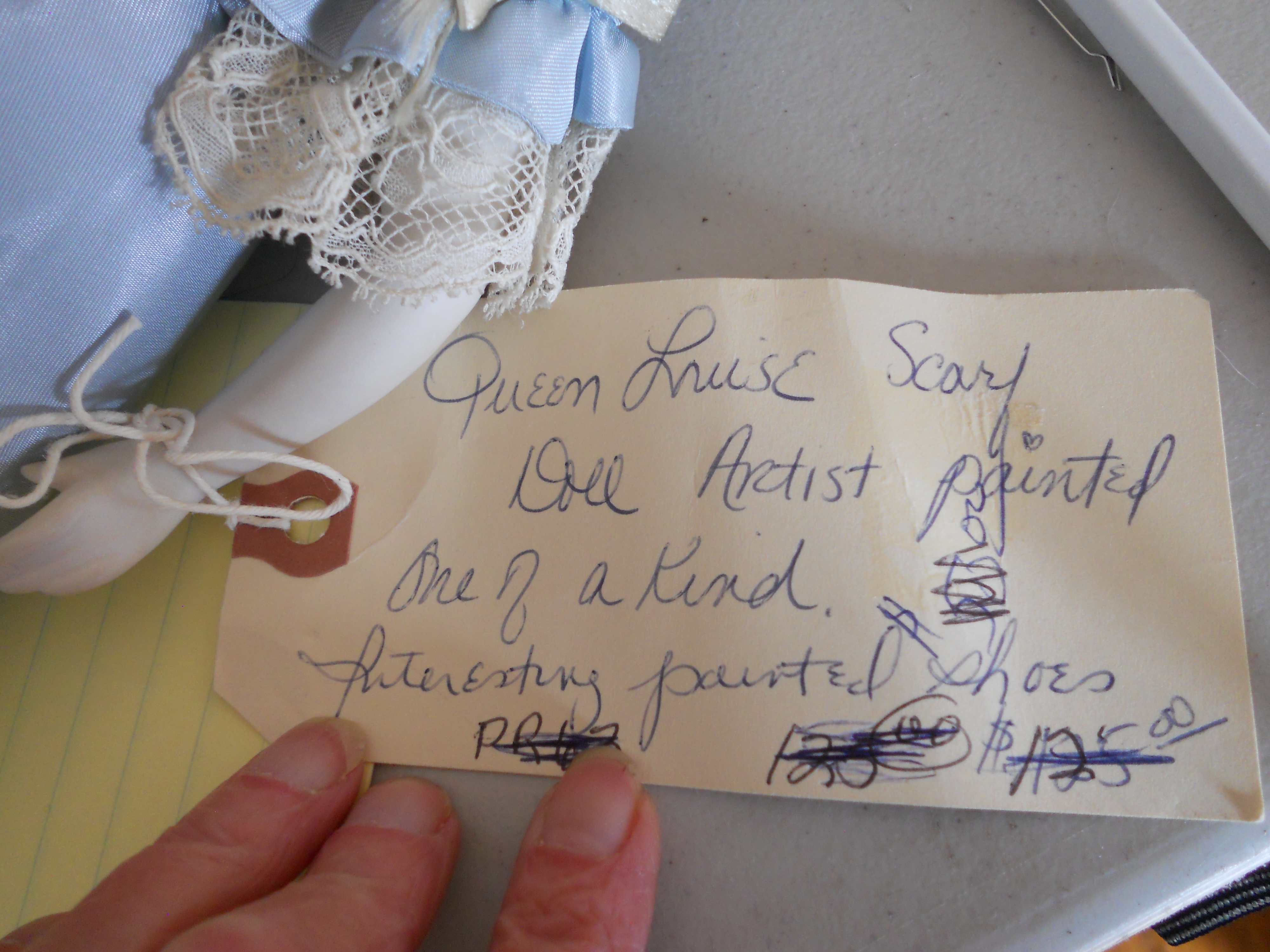 Queen Louise Scarf Doll Artist Anna Mae 1973