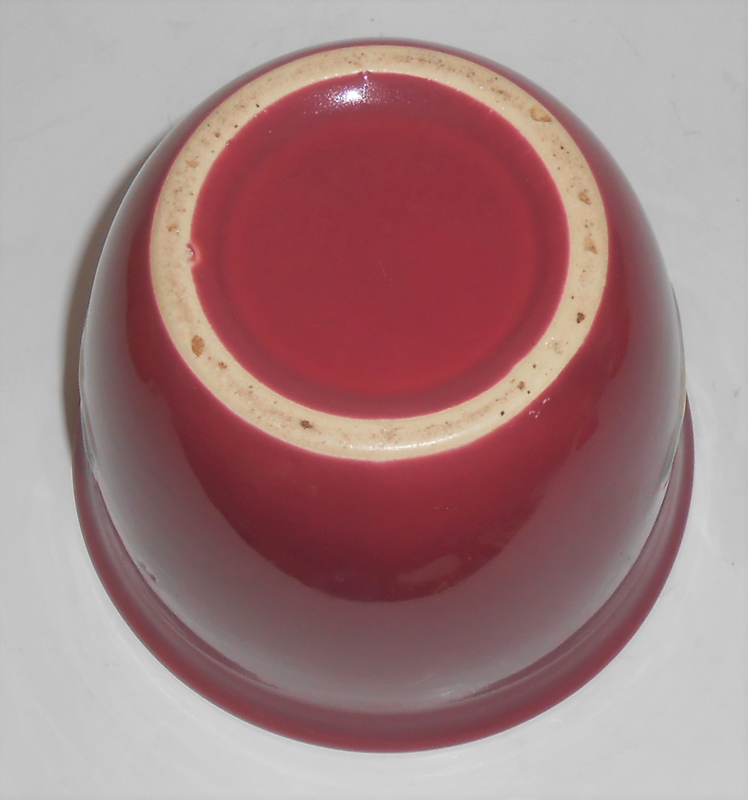 Coors Pottery Rosebud Red Large Bean Pot Robert Schneid