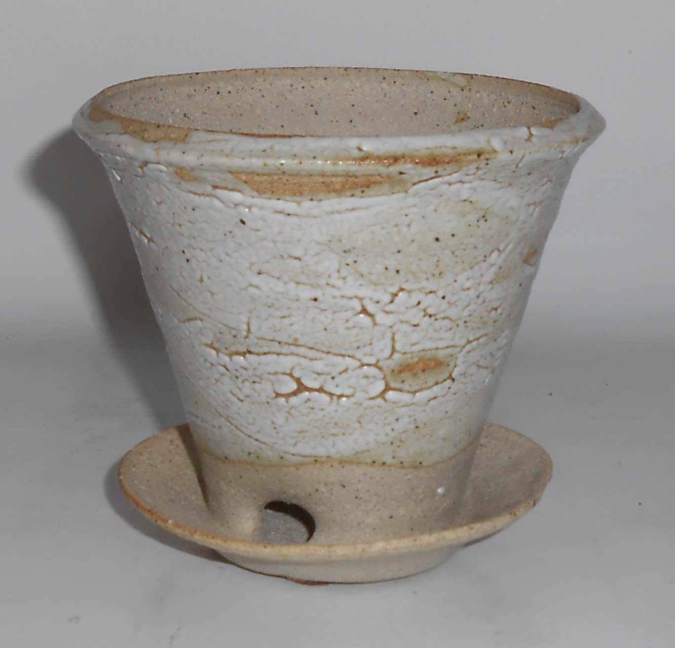 Bruning Studio Pottery Seattle Wheel Thrown Flower Pot