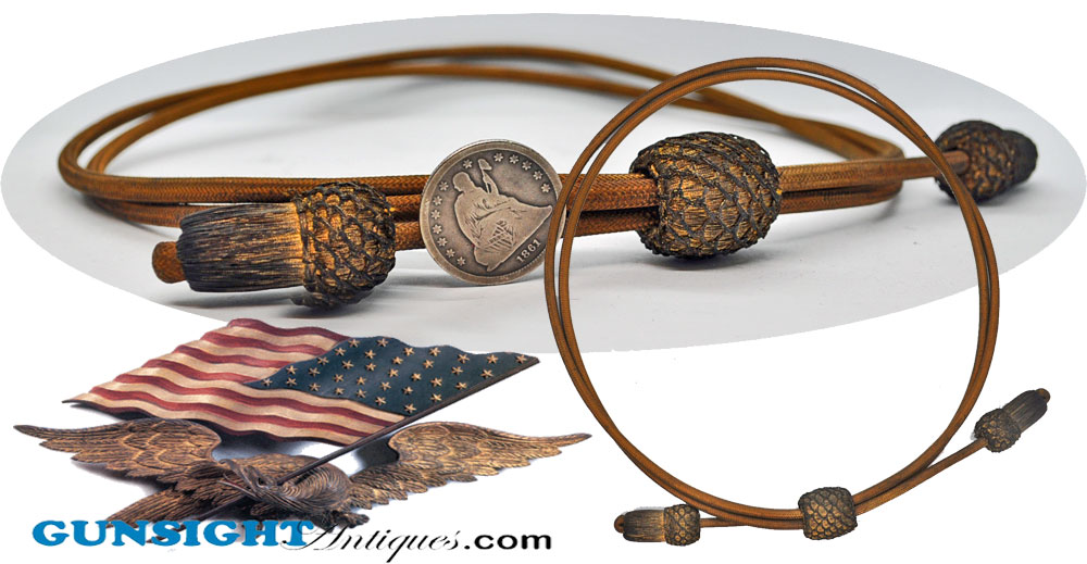 original! Civil War- Extra Rich- STAFF GRADE OFFICER'S HAT CORD