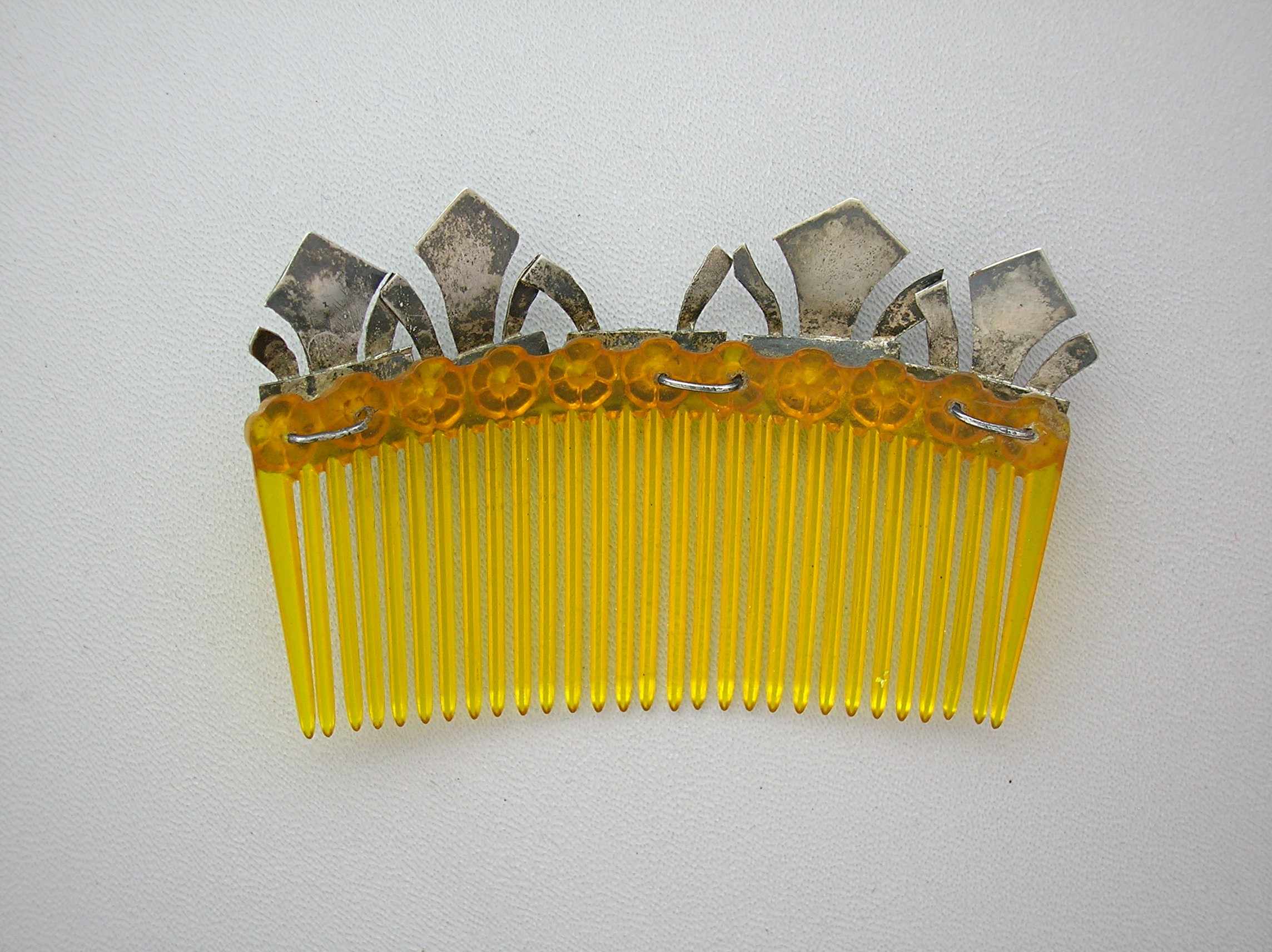 Silver Top Hair Comb Mexico
