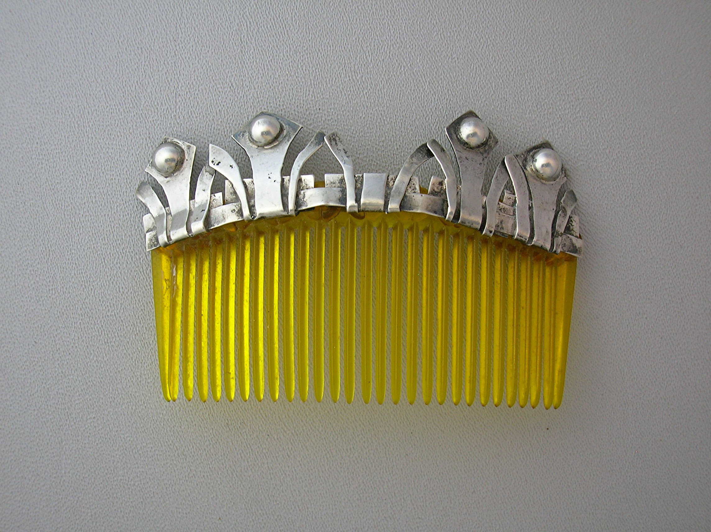 Silver Top Hair Comb Mexico